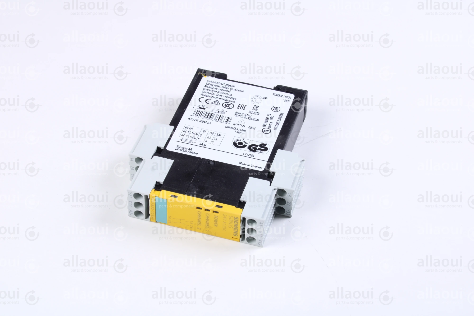Siemens Safety relay SIRIUS 24V AC/DC 3TK2822-1CB30