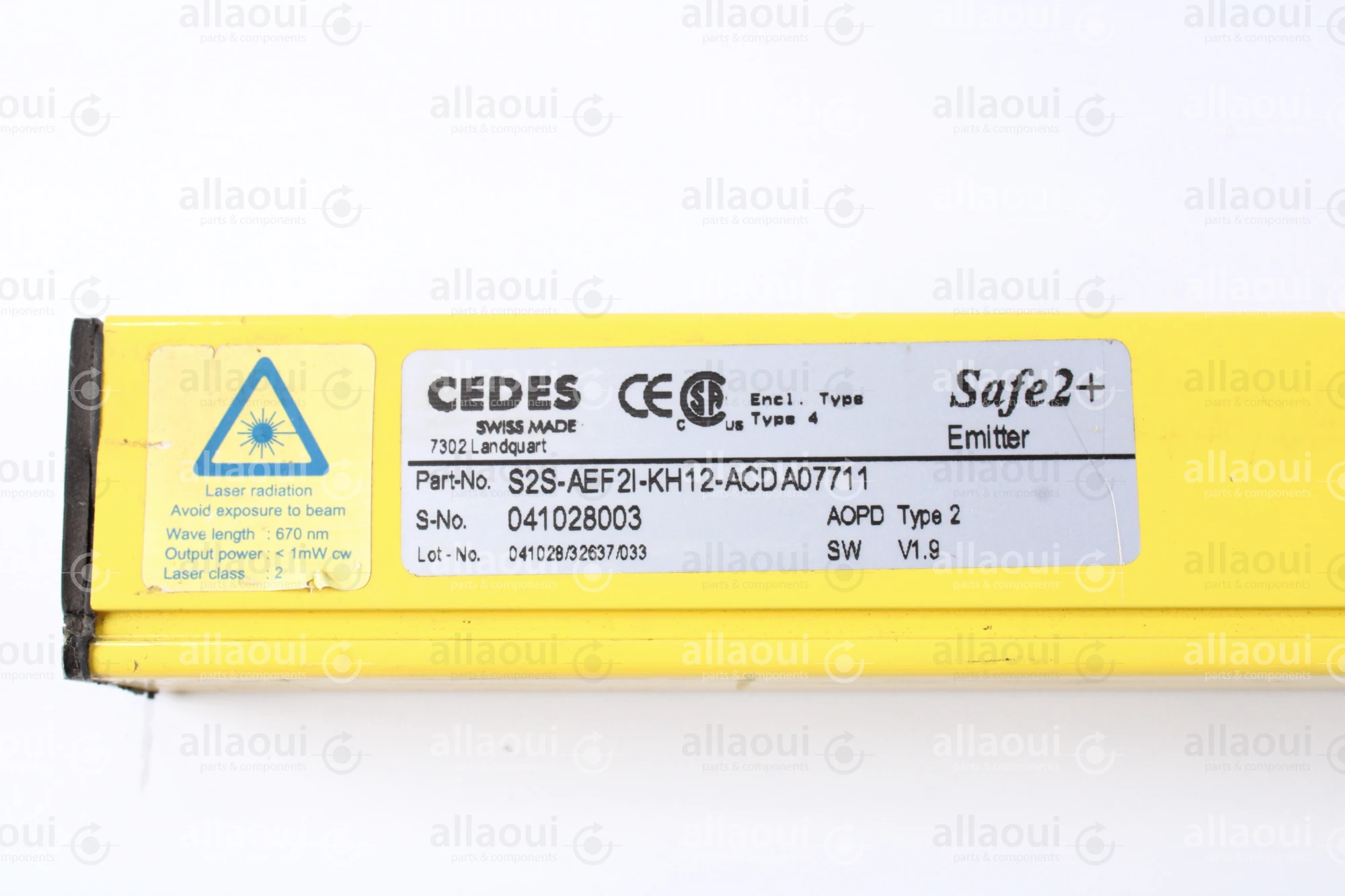 CEDES Light Curtain S2S-AEF2I-KH12-ACDA07711