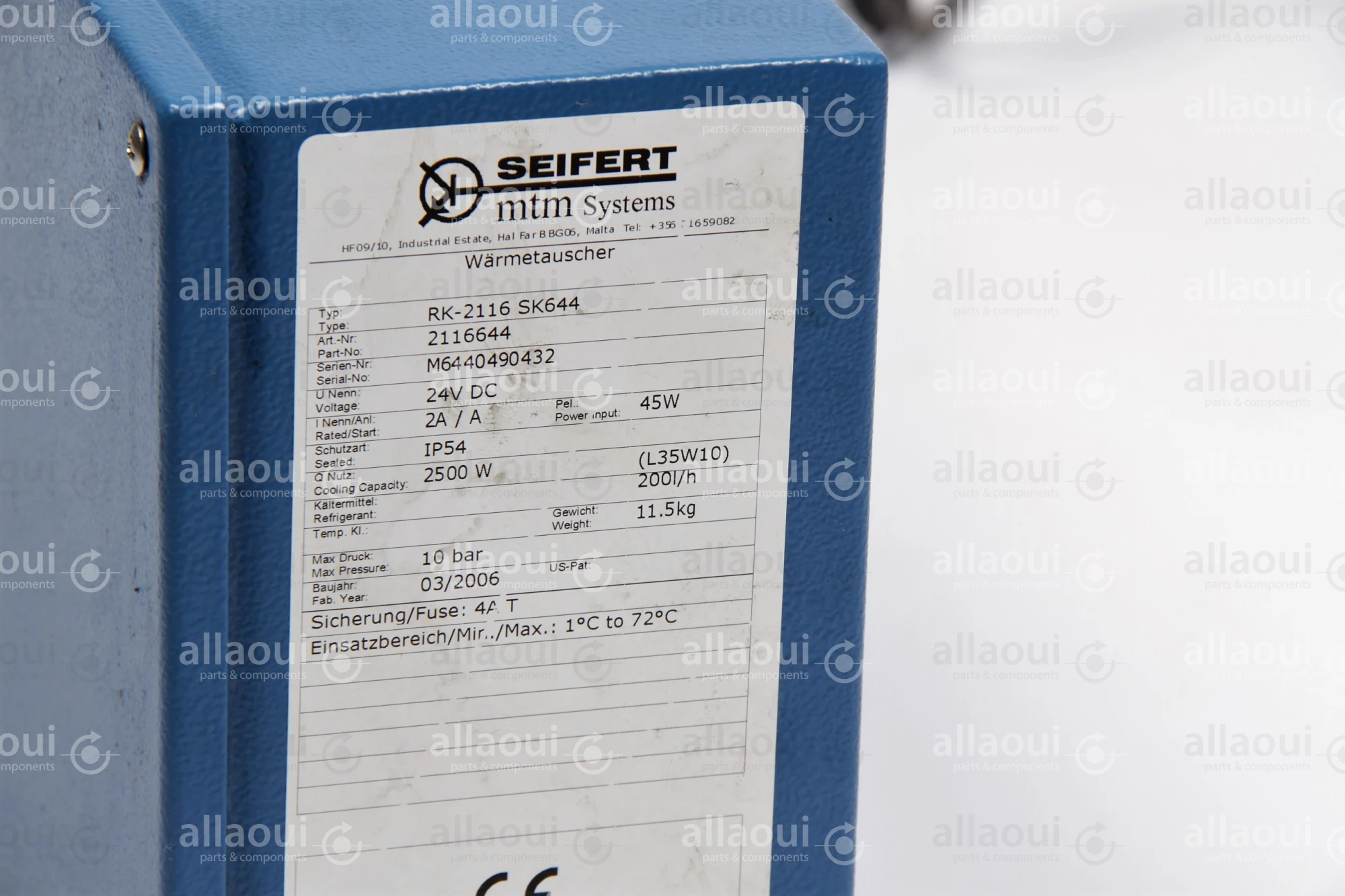 Seifert Heat Exchanger RK-2116