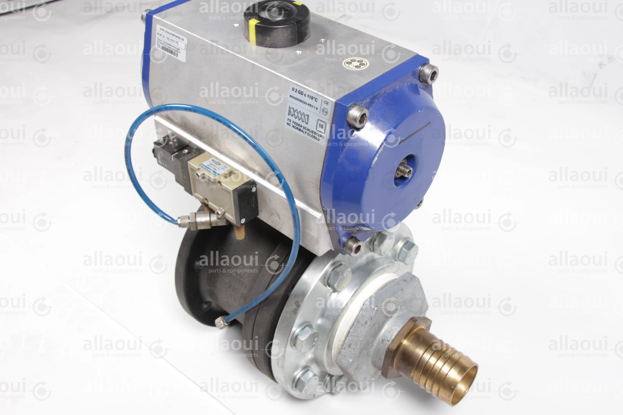 Landefeld Pneum. Kompaktflanschkugelh. KHFLK 100/16 P FS