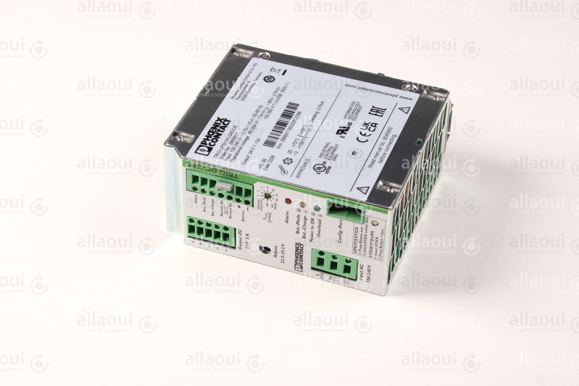 Phoenix Contact Power Supply TRIO-UPS/1AC/24DC/ 5