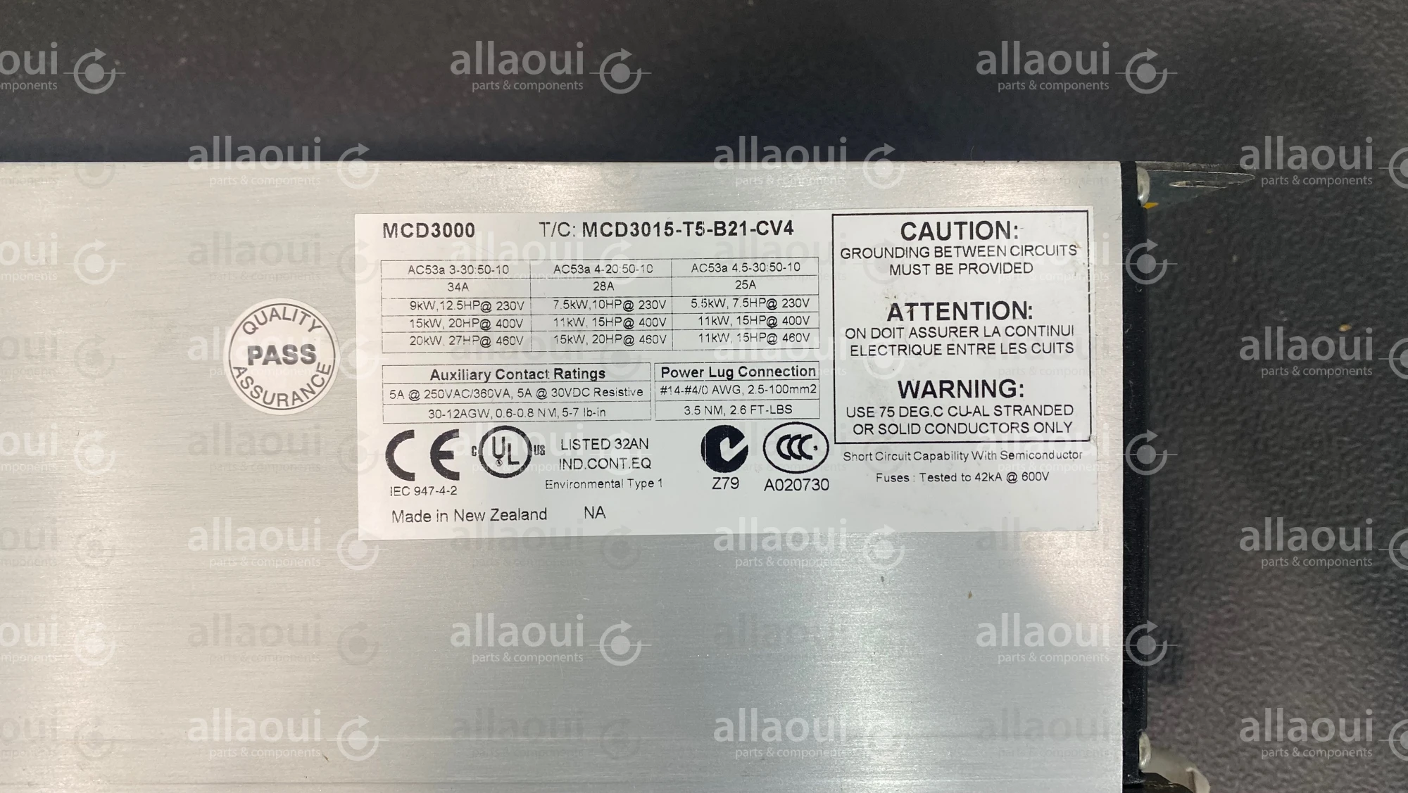 Danfoss Softstarter MCD3000 MCD3015-T5-B21-CV4