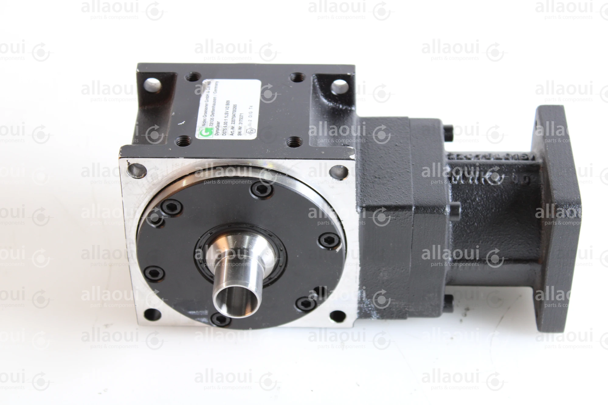 Nidec Graessner GmbH & CO. KG Servo Right-angle Gearbox 22075A700265