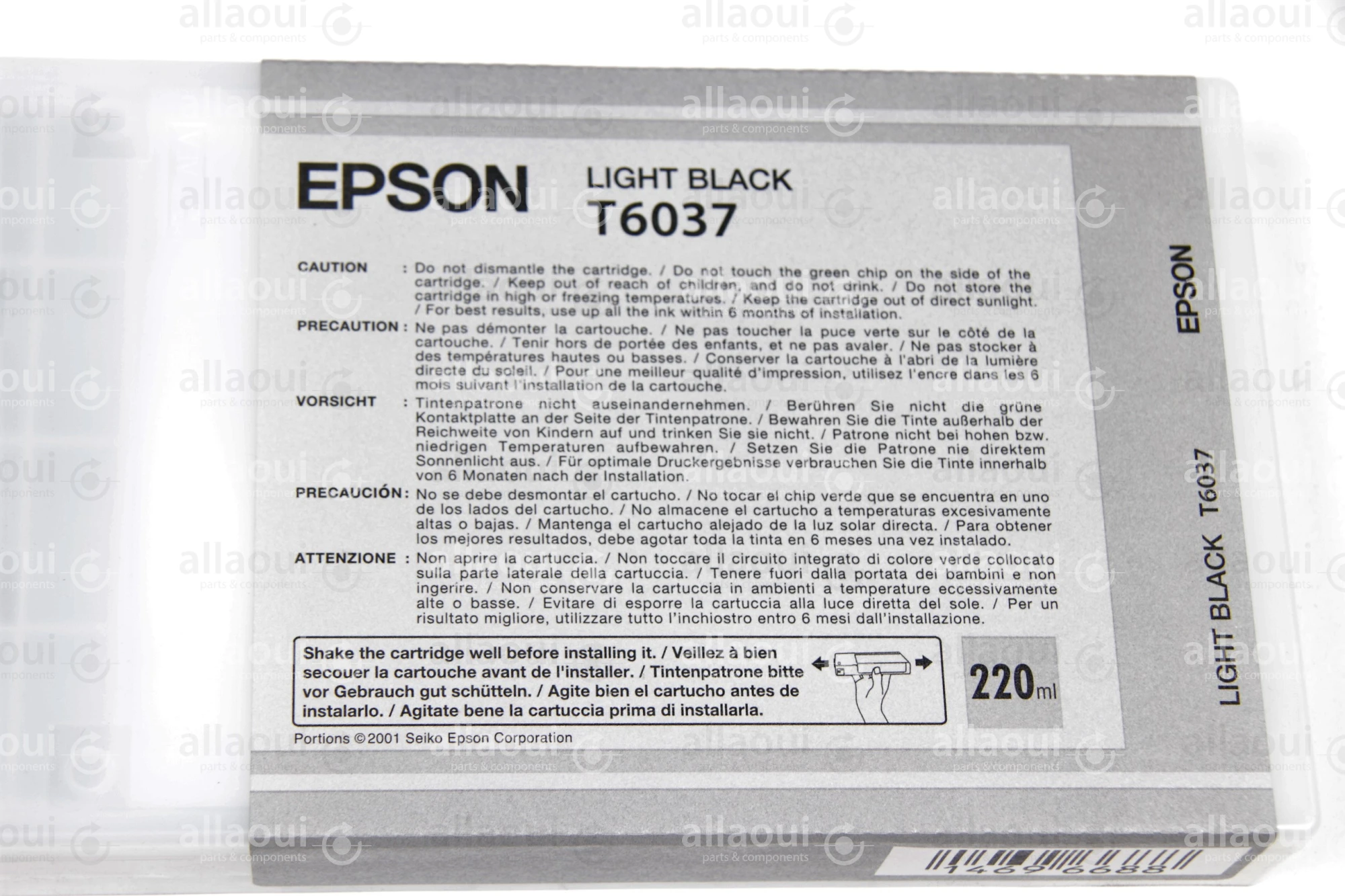 Epson Ink Light Black T6037 T6037