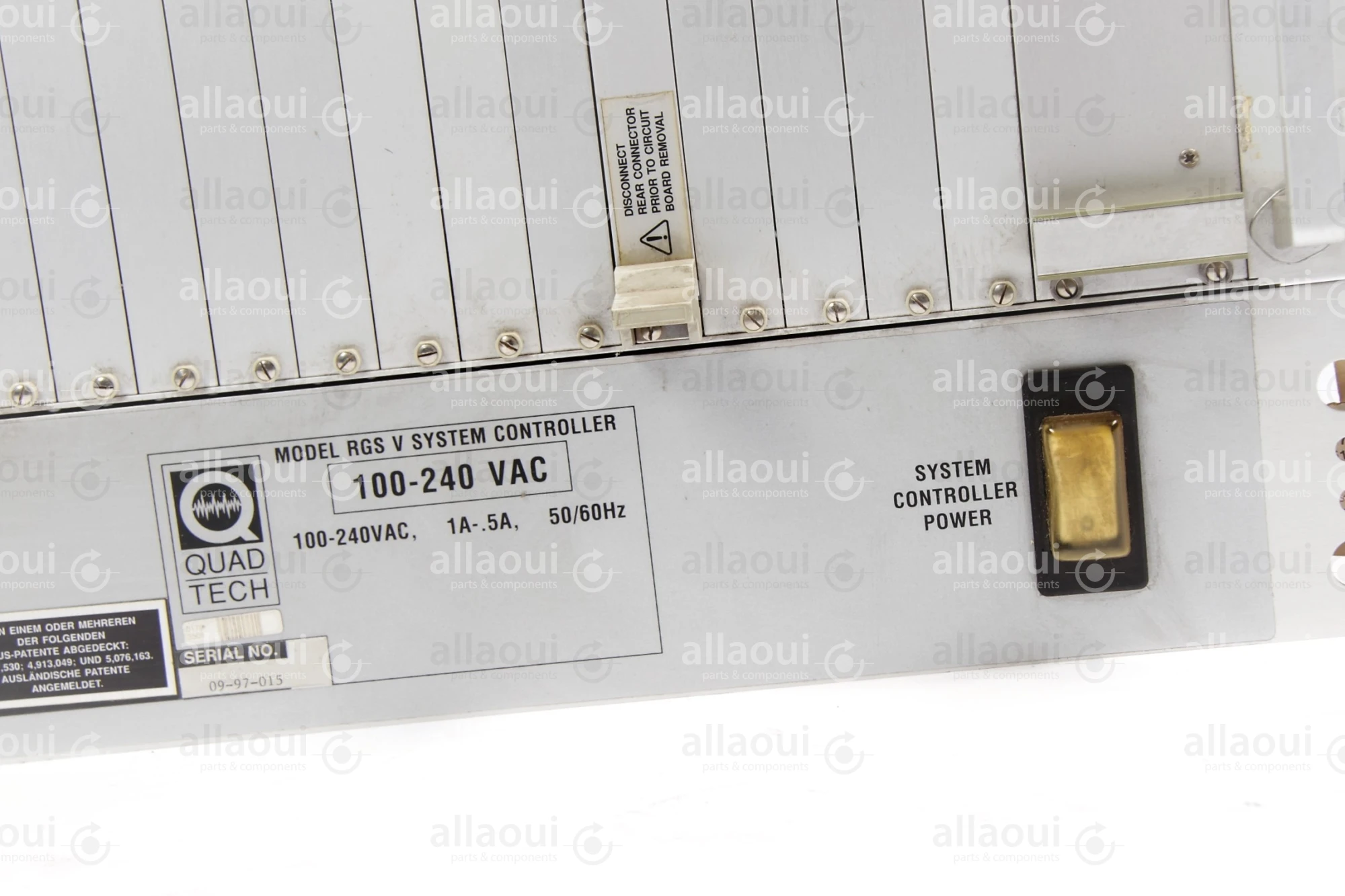 QuadTech Quad Tech QTi Rack RGS V System