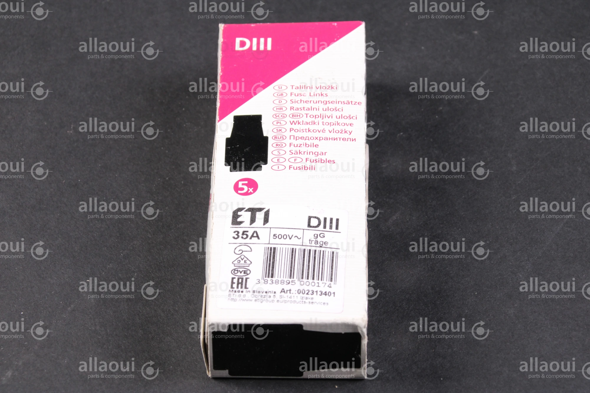 ETI DII-Fuse Links (5 Pieces) 000132042