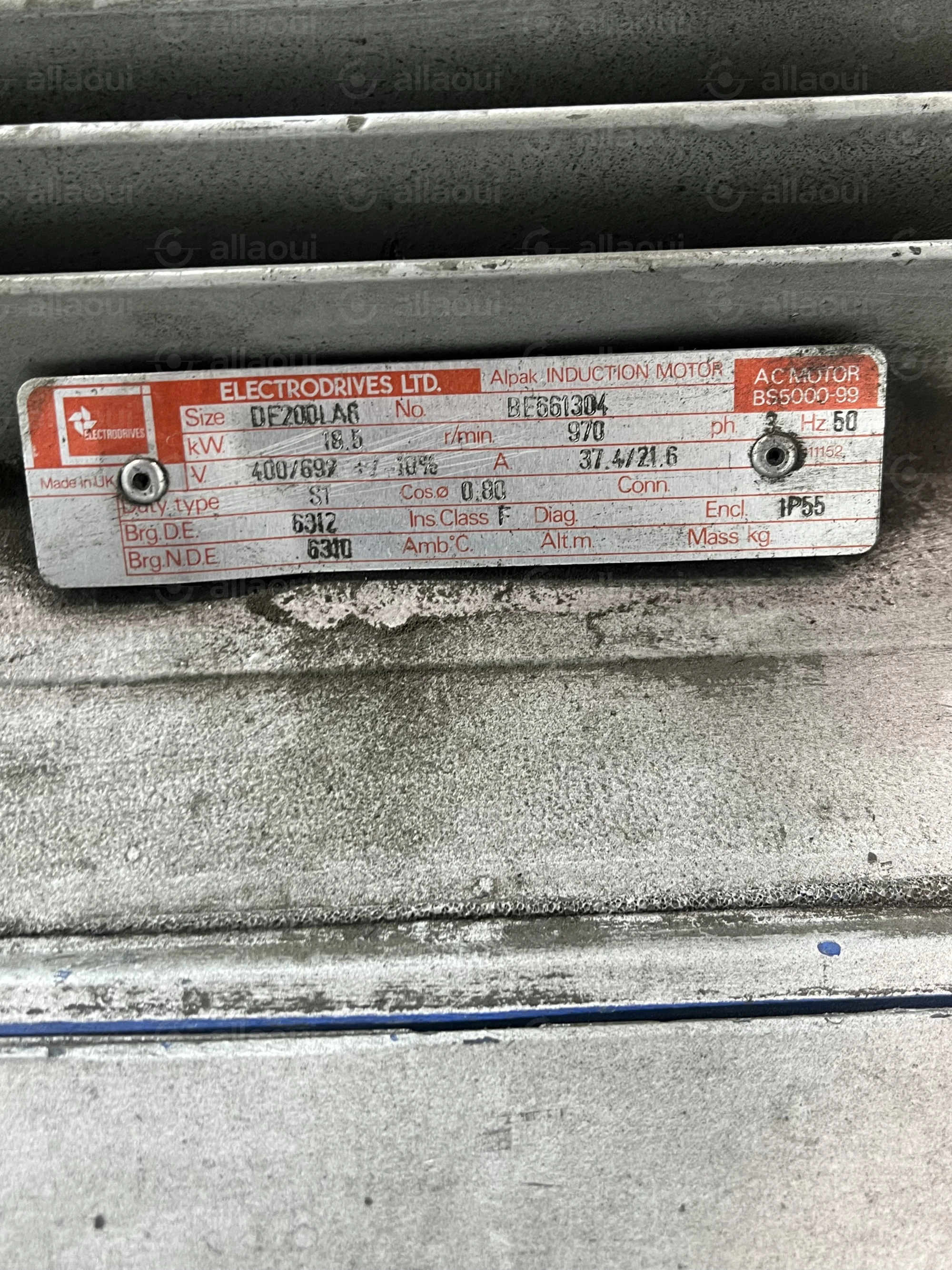 Electrodrives LTD. Motor BE661304