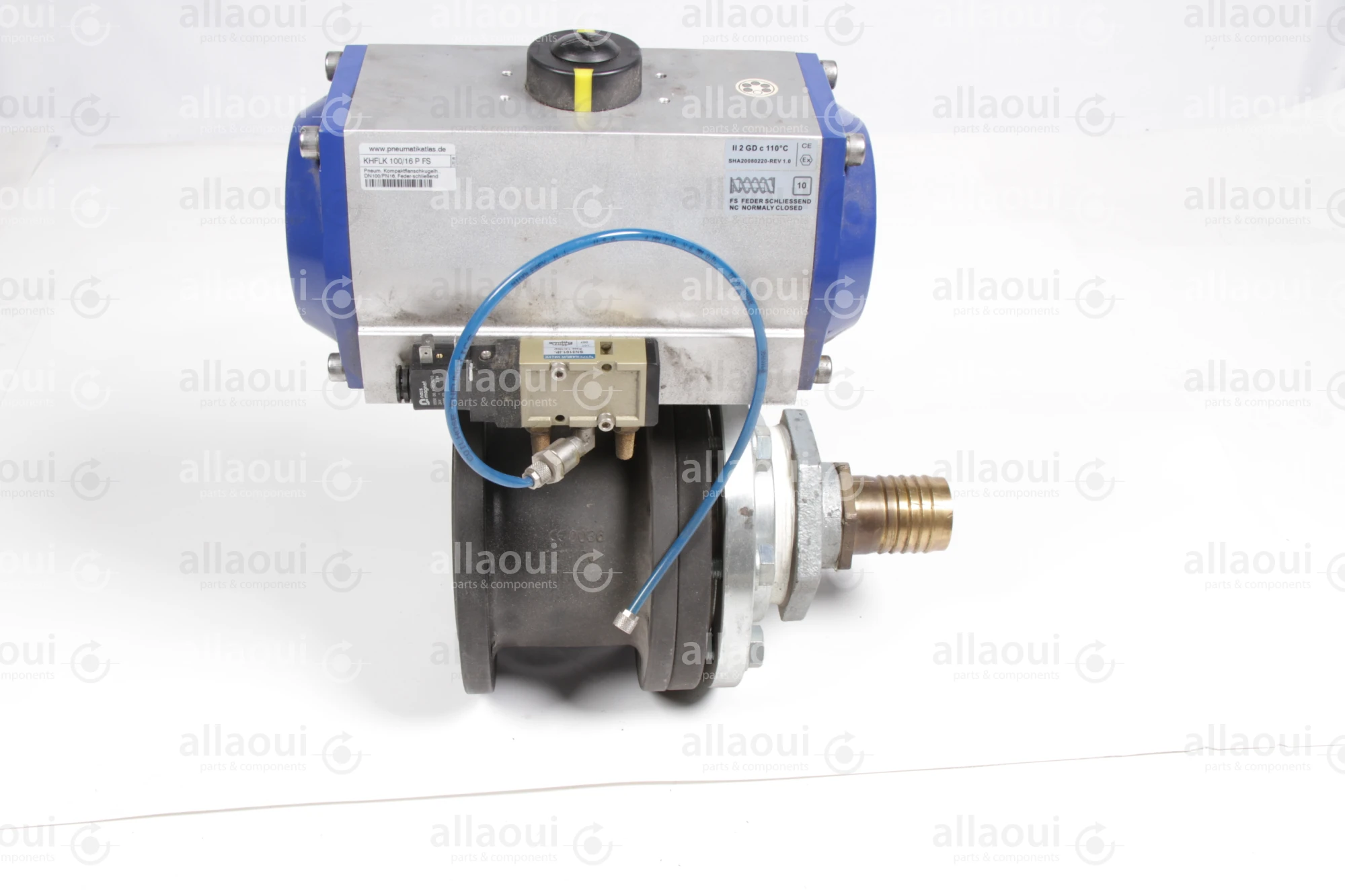 Landefeld Pneum. Kompaktflanschkugelh. KHFLK 100/16 P FS