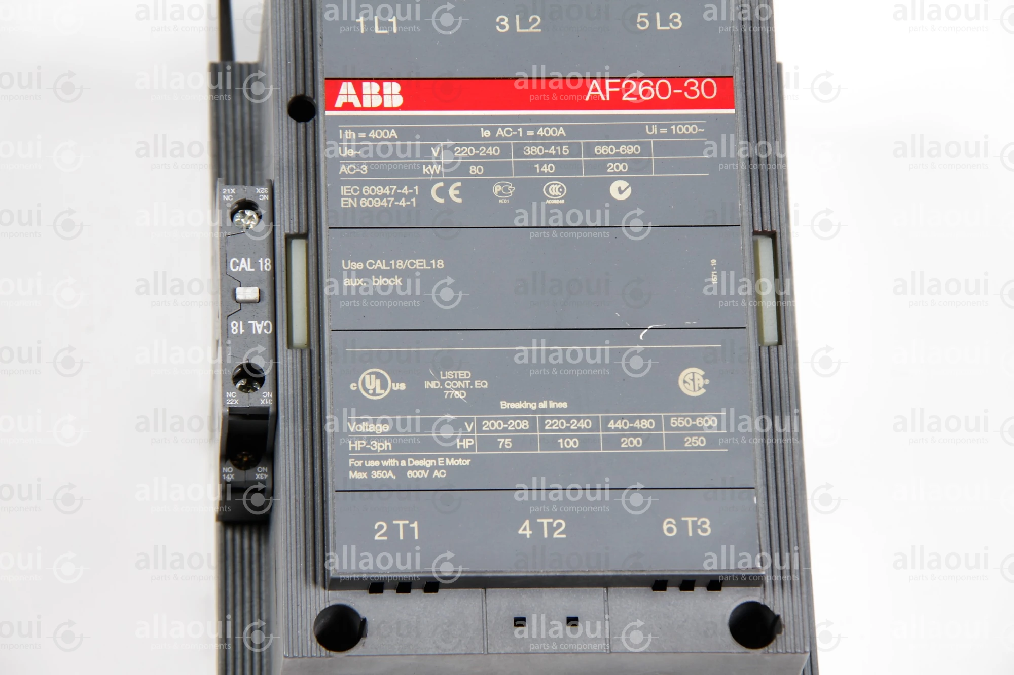 ABB Contactor AF260-30-22-72 AF260-30