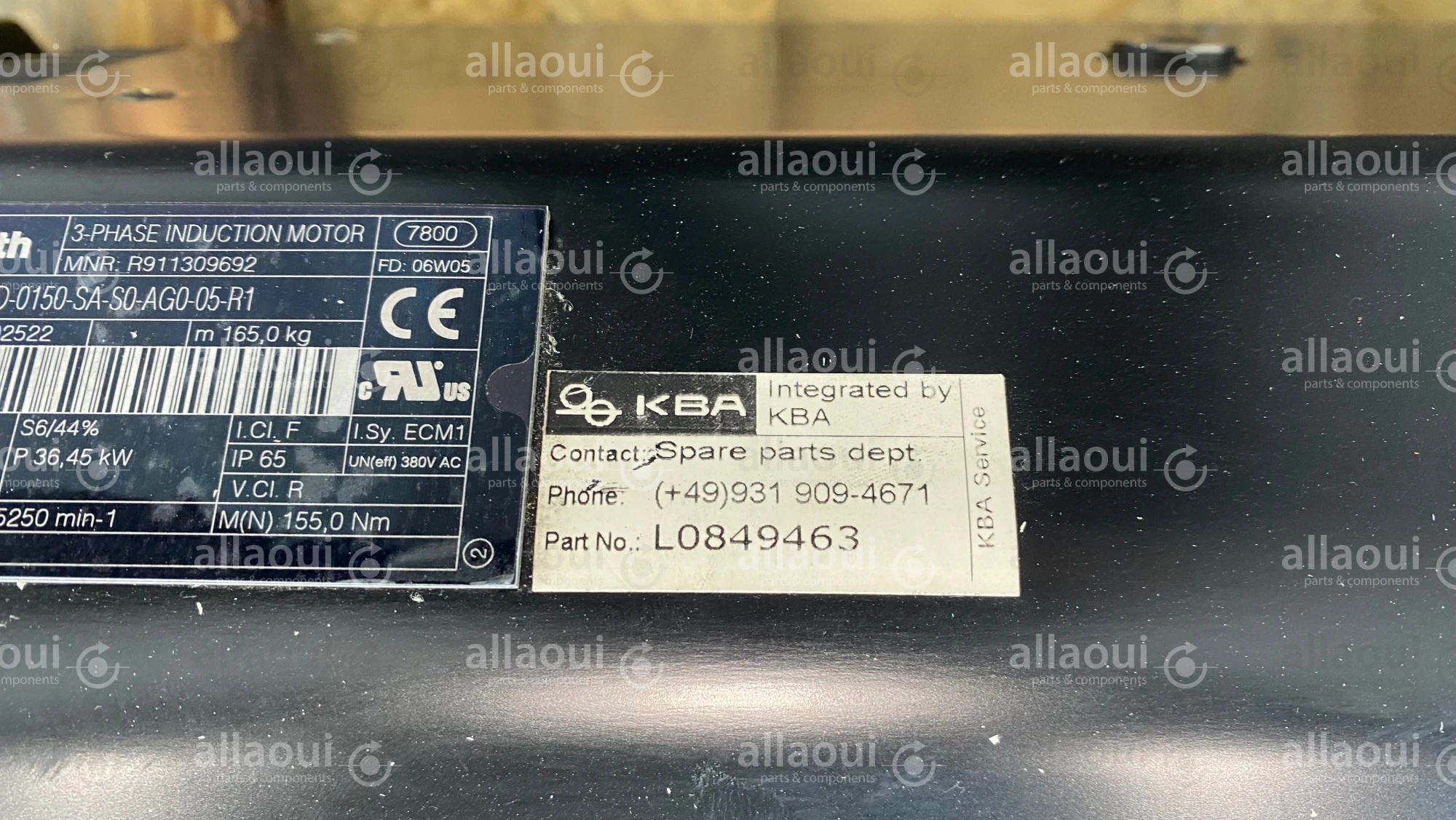 Bosch Rexroth Motor MAD130D-0150-SA-SO-AG0-05-R1