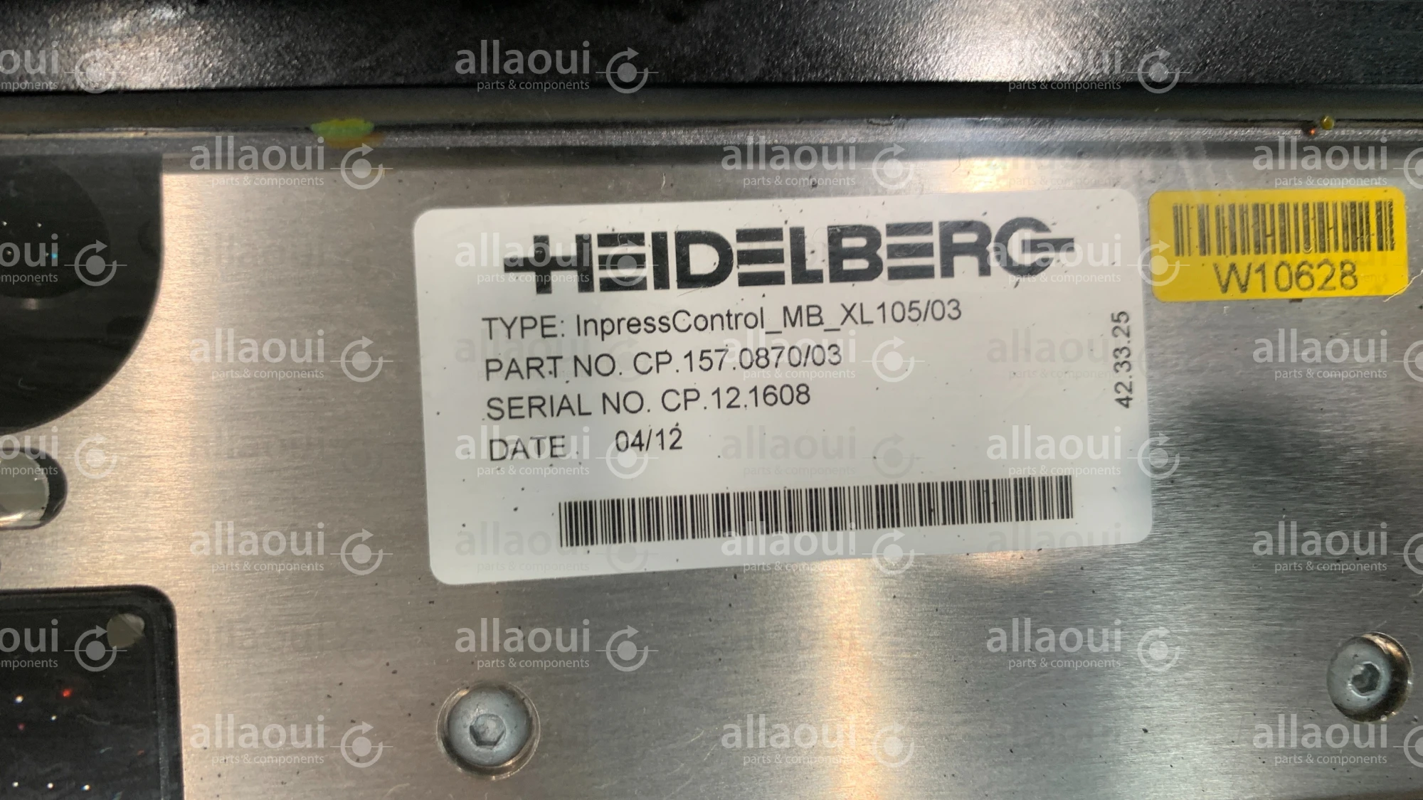 Heidelberg Inpress Control Bar CP.157.0870/03