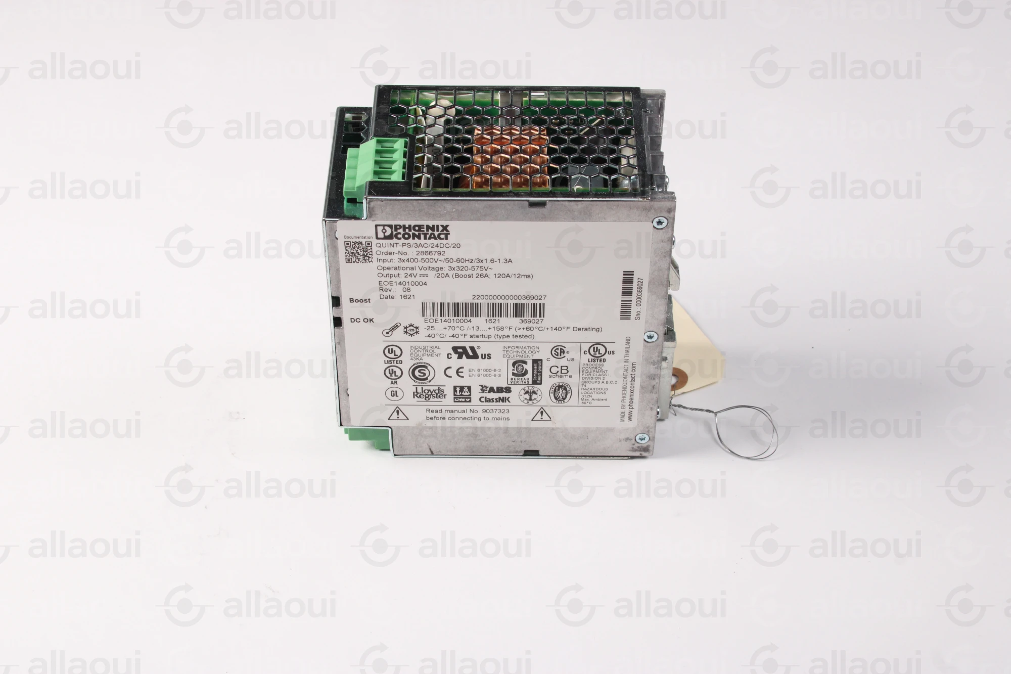 Phoenix Contact Power Supply QUINT-PS/3AC/24DC/10