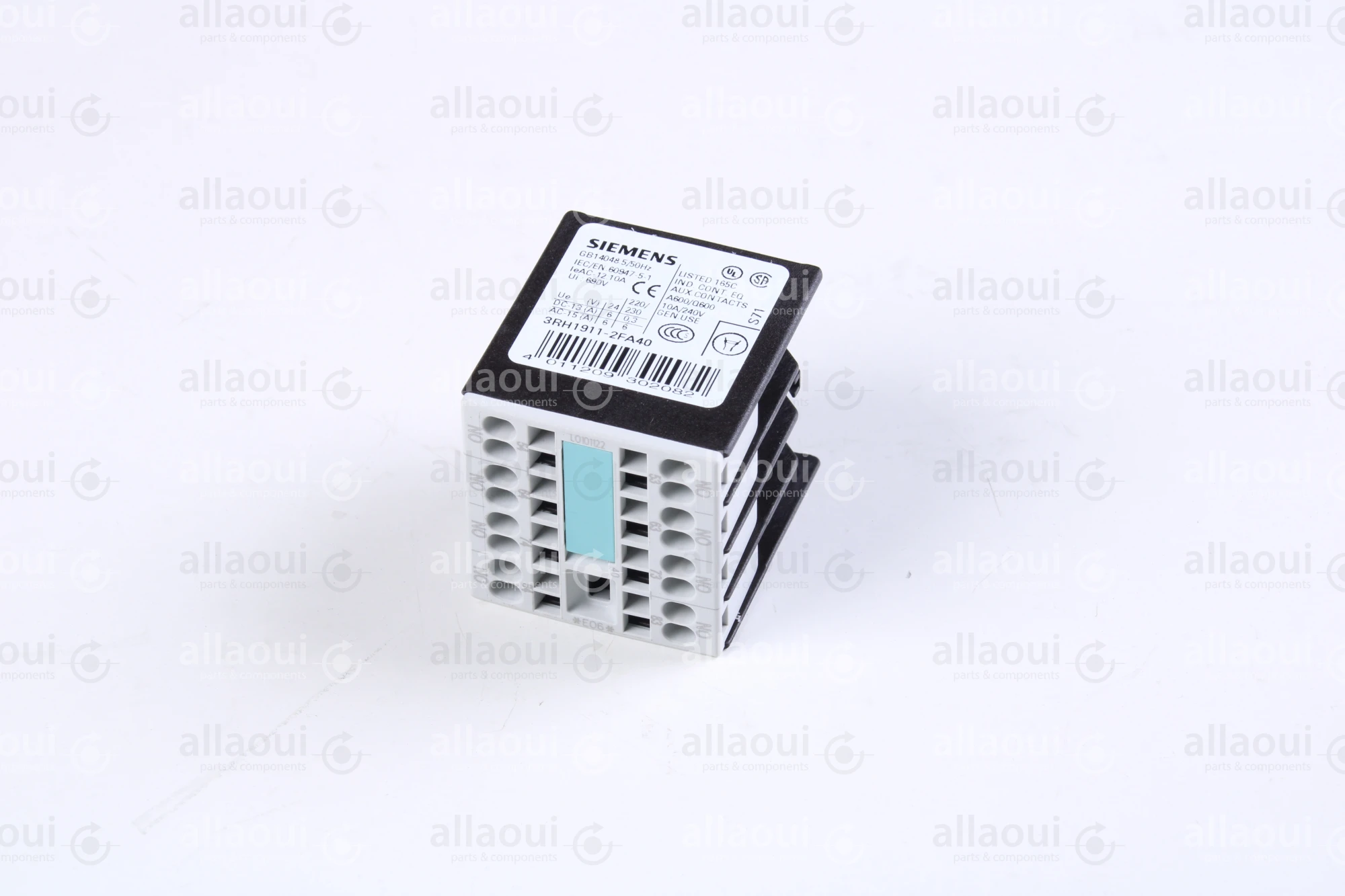 Siemens Auxiliary contact block 3RH1911-2FA40