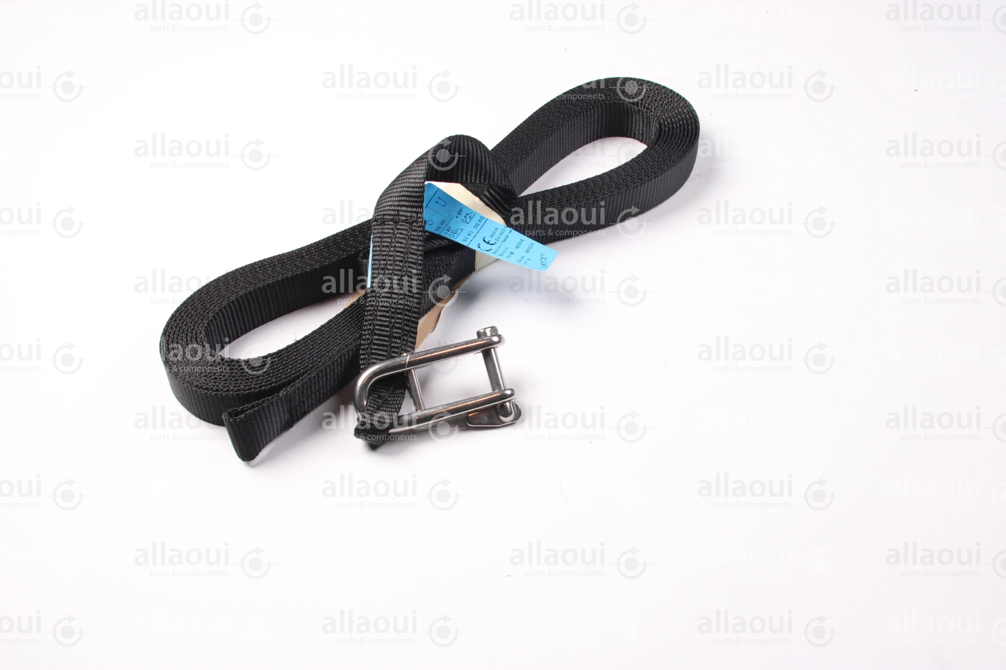 Manroland Lifting Strap 8000x25 150kg with shackle 16.11760-0010