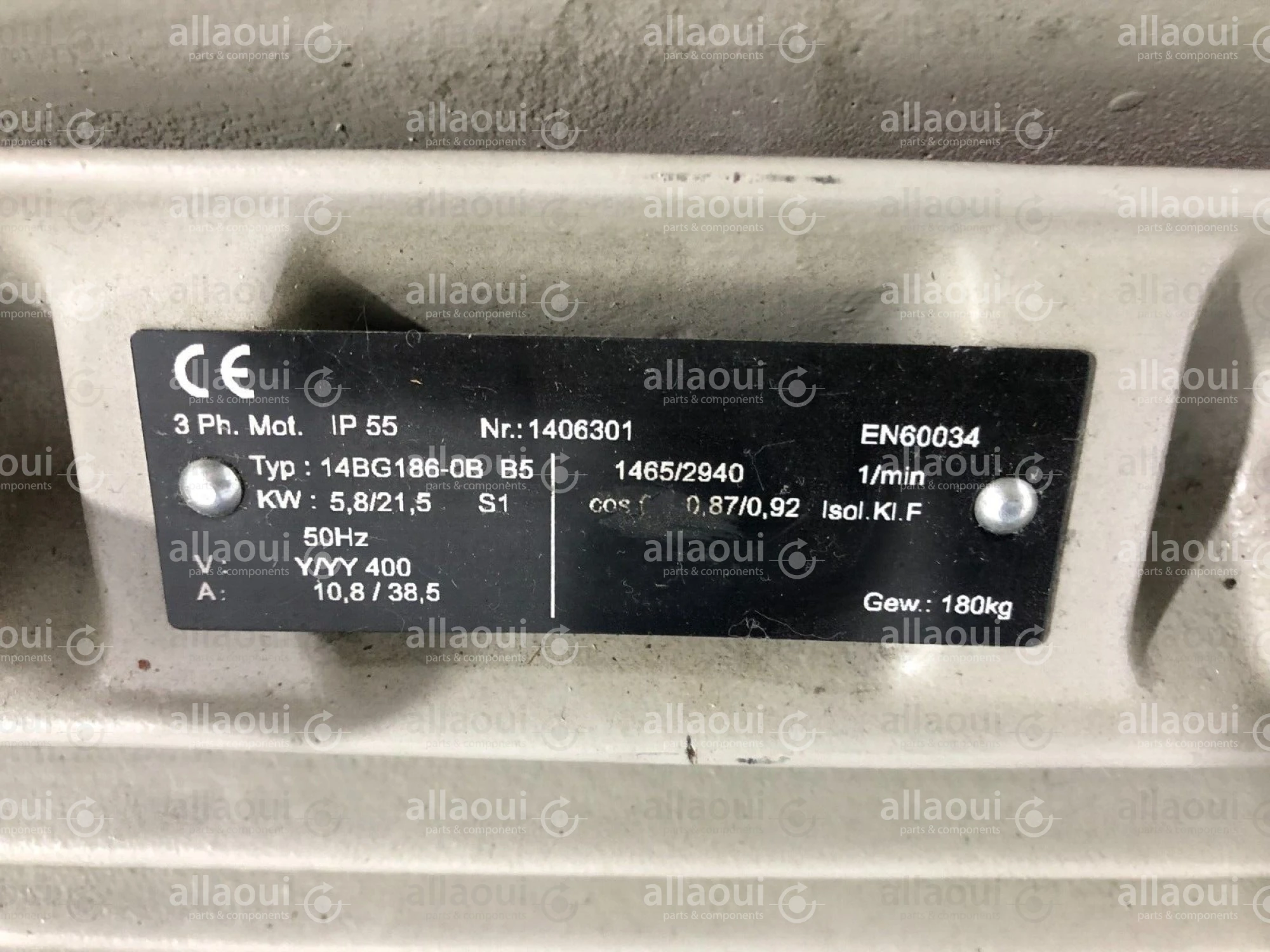Siemens Motor 14BG186-0B B5