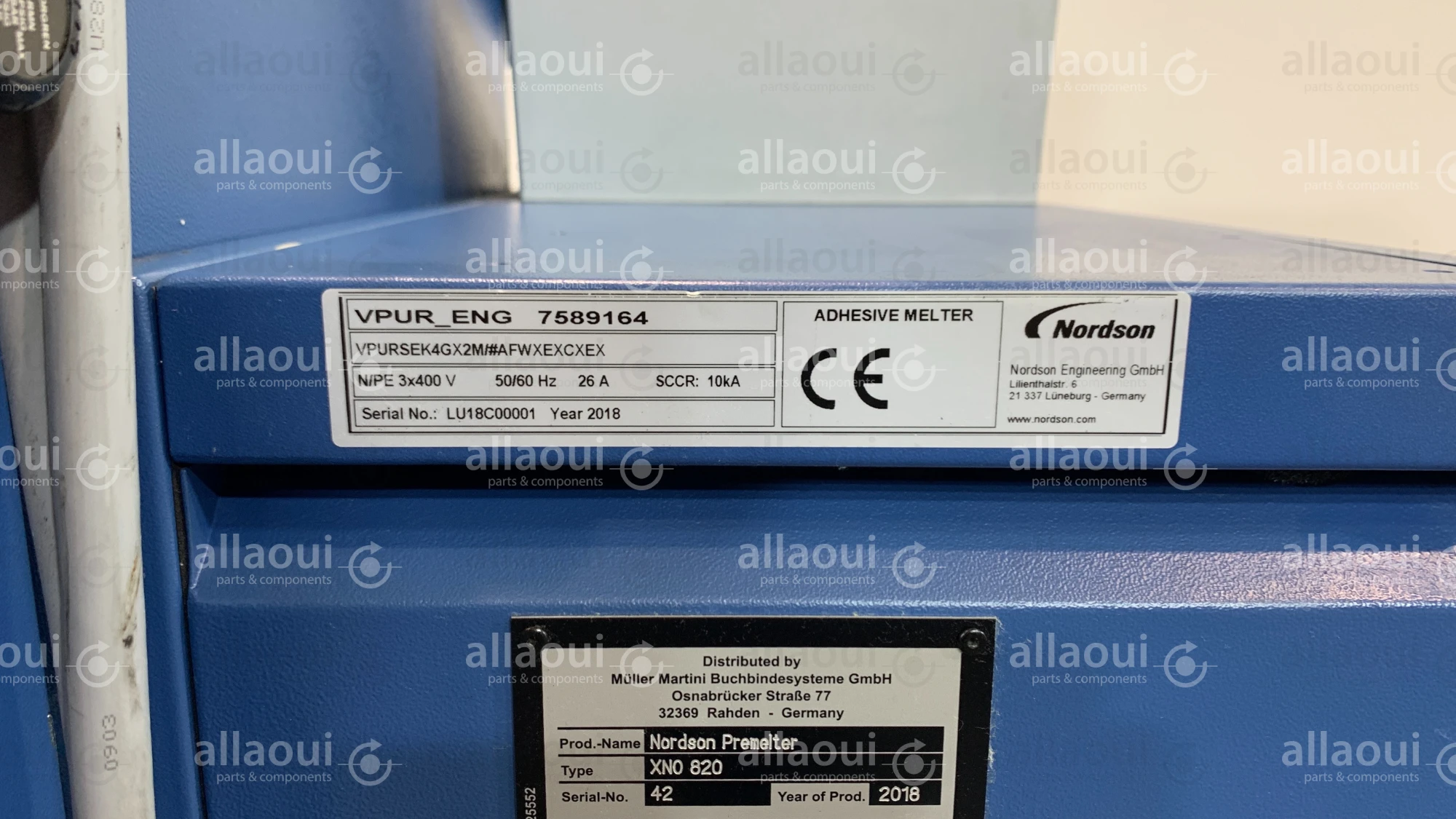 Nordson Premelter PUR Spine Glue XNO 820