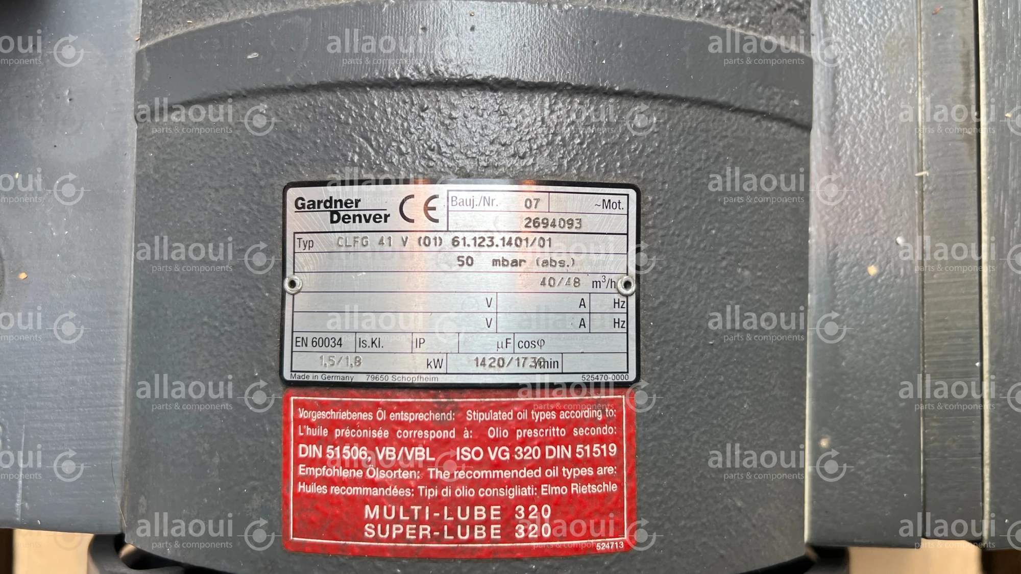 Heidelberg Vacuum Pump 61.123.1401/01