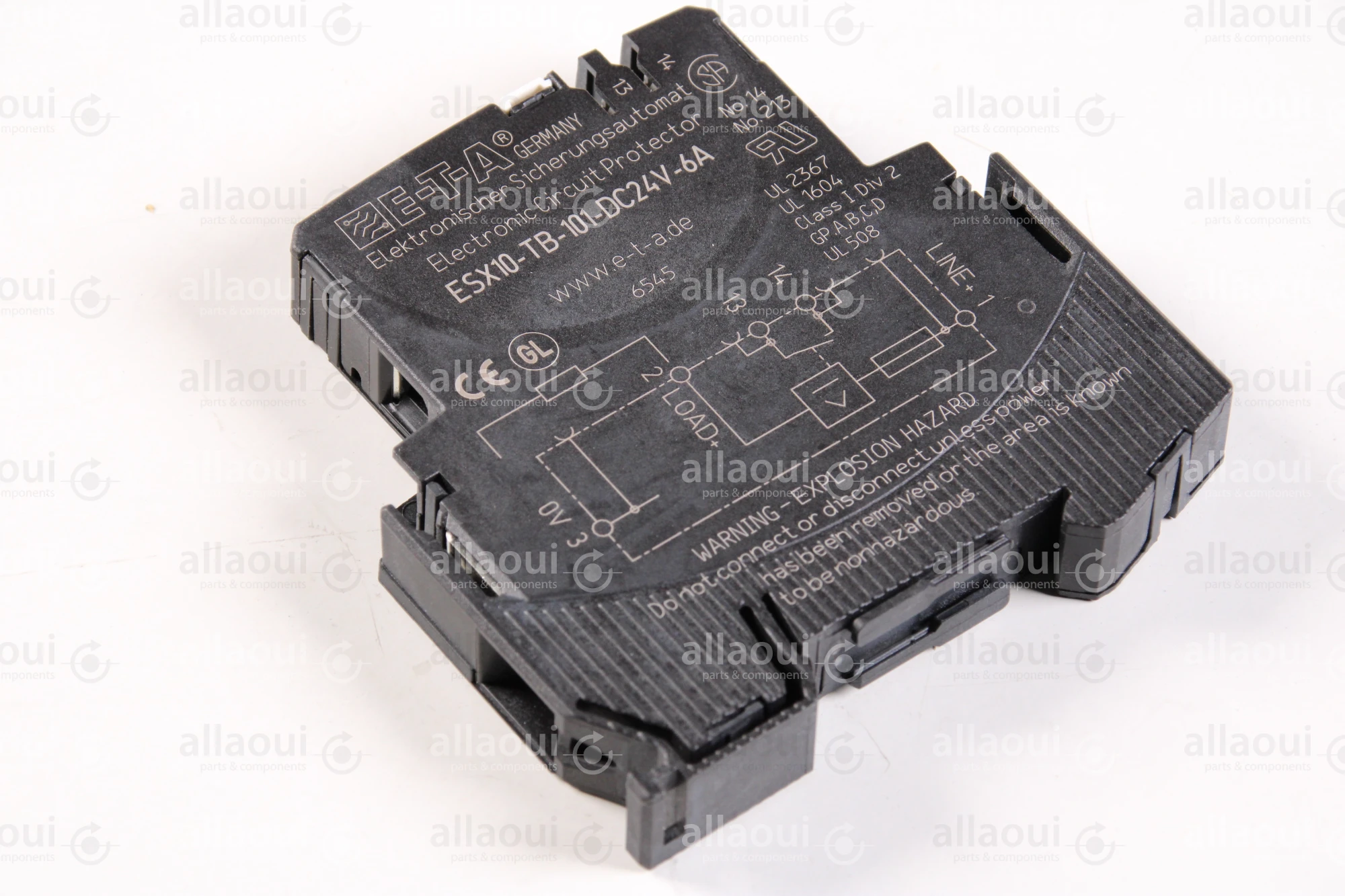 E-T-A Electronic Circuit Protector ESX10-TB101-DC24V6A