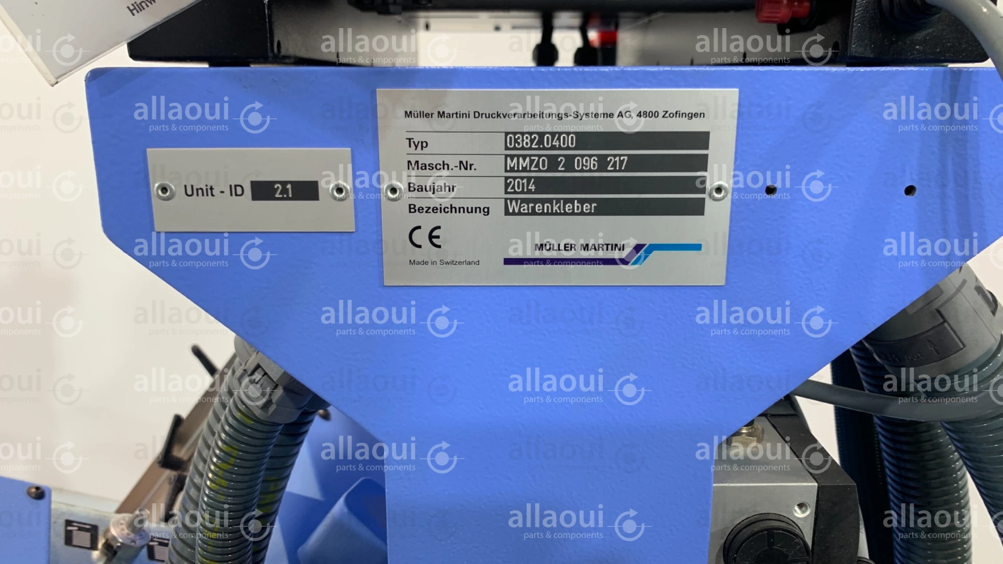 Müller Martini 382 Card Gluer 0382.0400