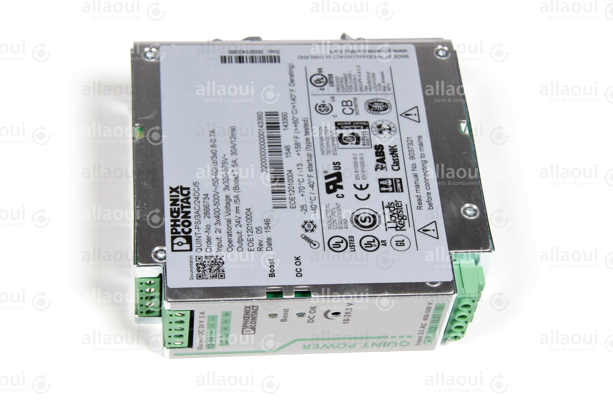 Phoenix Contact Power Adapter Quint-PS/3AC/24DC/5