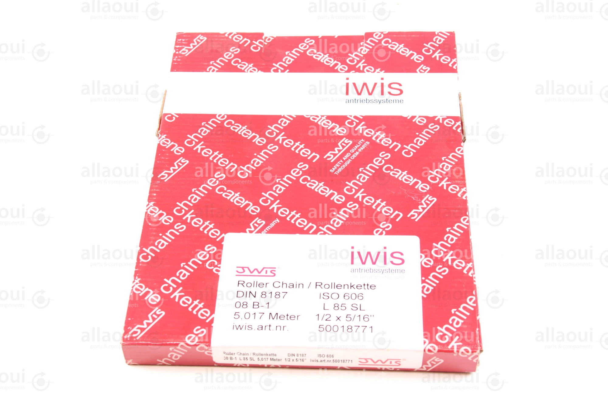 Iwis Roller Chain  08B-1 50018771