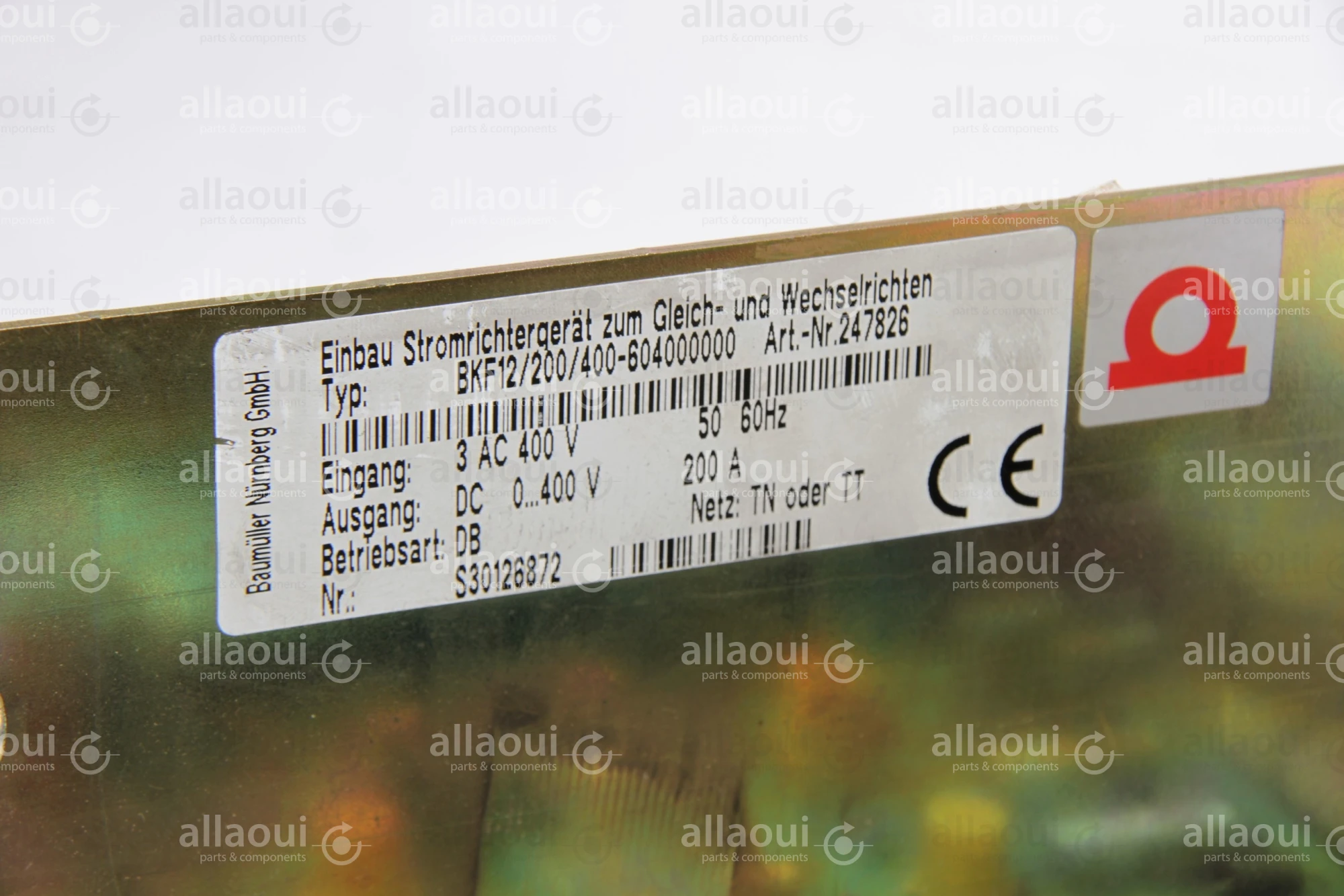 Baumüller DC Drive BKF12/200/400-604000000