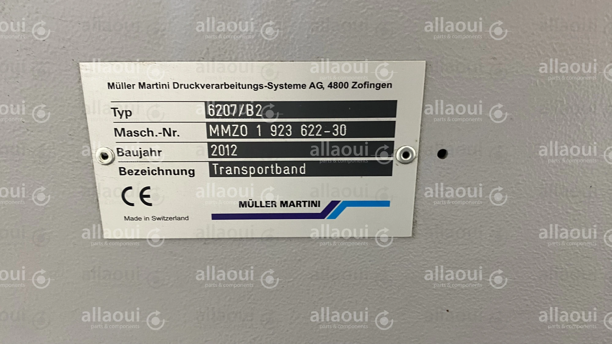 Müller Martini Transportbelt 1800 mm 6207/B2