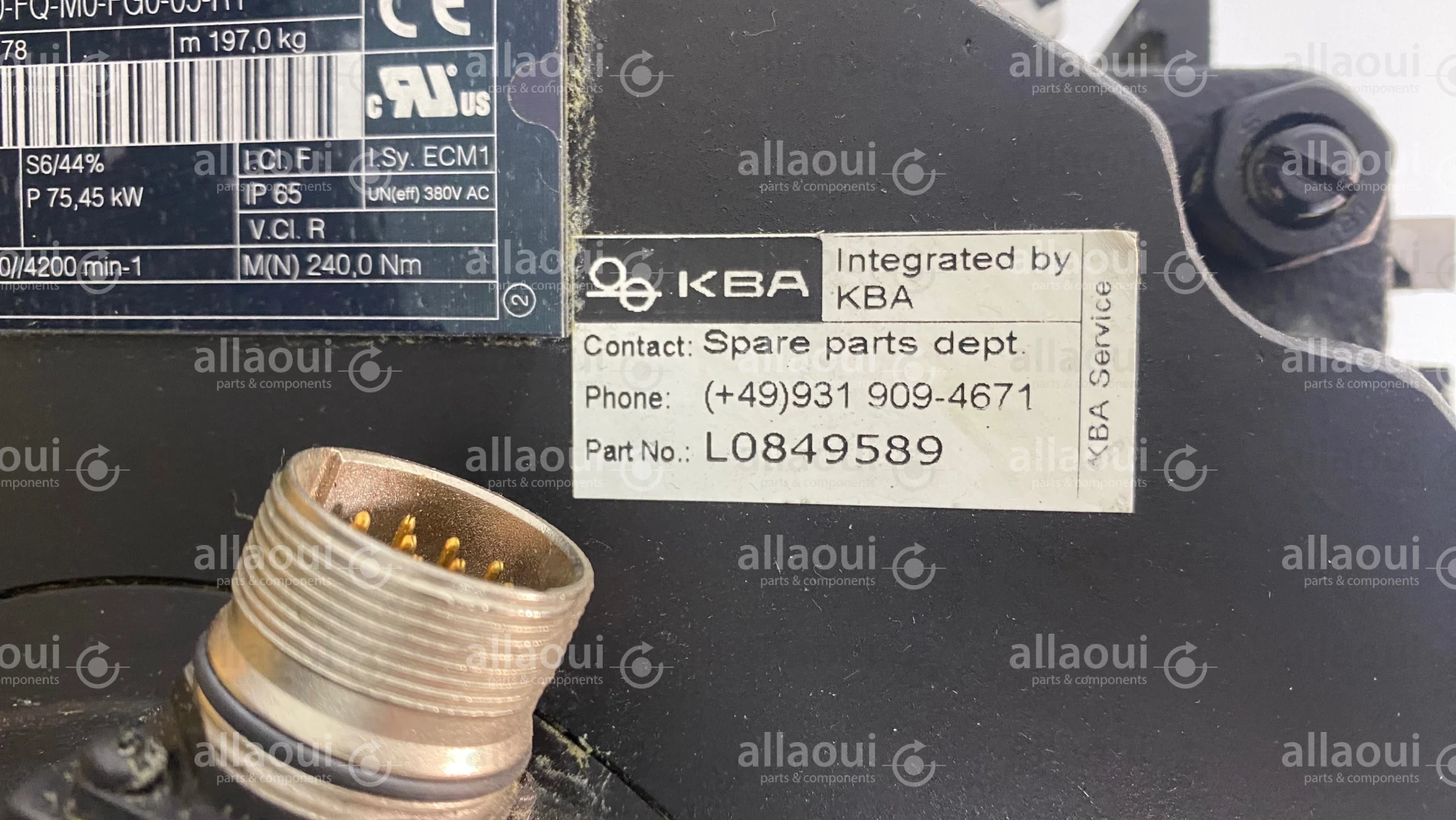 Bosch Rexroth Motor MAF160B-0200-FQ-M0-FG0-05-R1