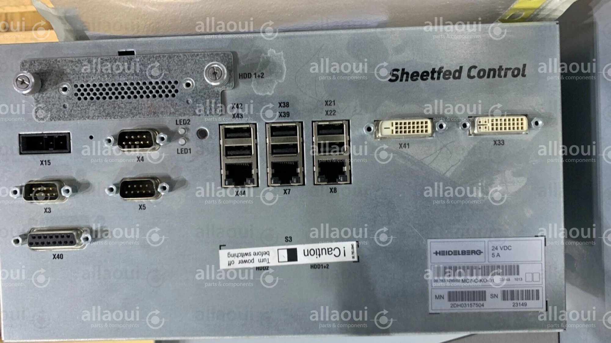 Heidelberg Sheetfed Control MC7-C-KO-01 00.783.1295/02