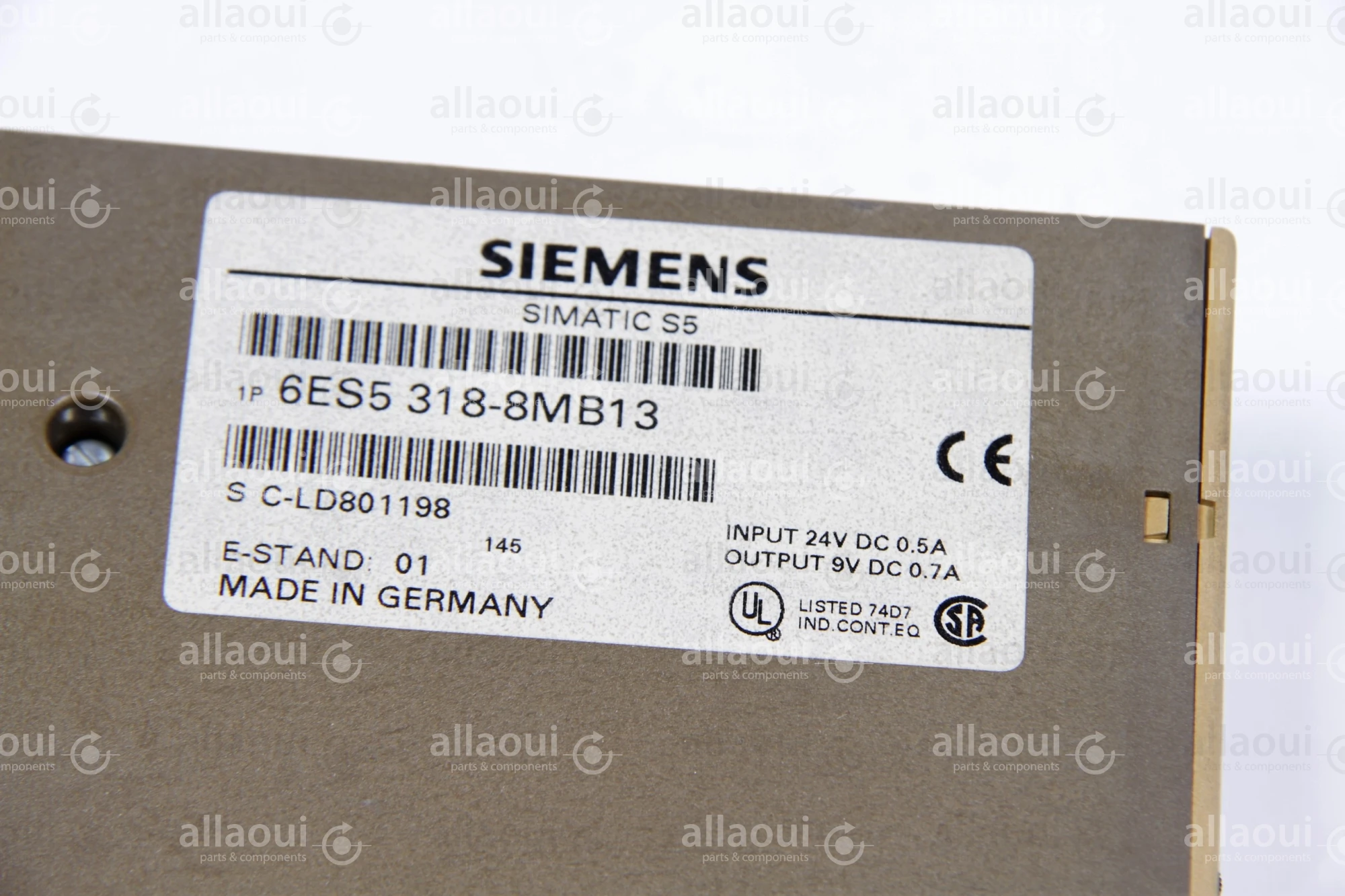 Siemens Analog Output 6ES5 318-8MB13 E-Stand:01