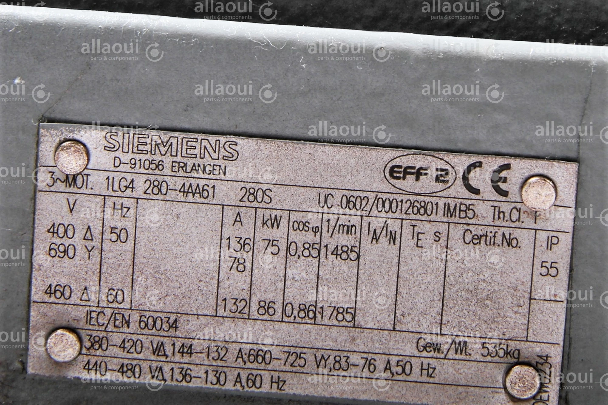 Siemens 1LG4 280-4AA61 280S 1LG4 280-4AA61 280S