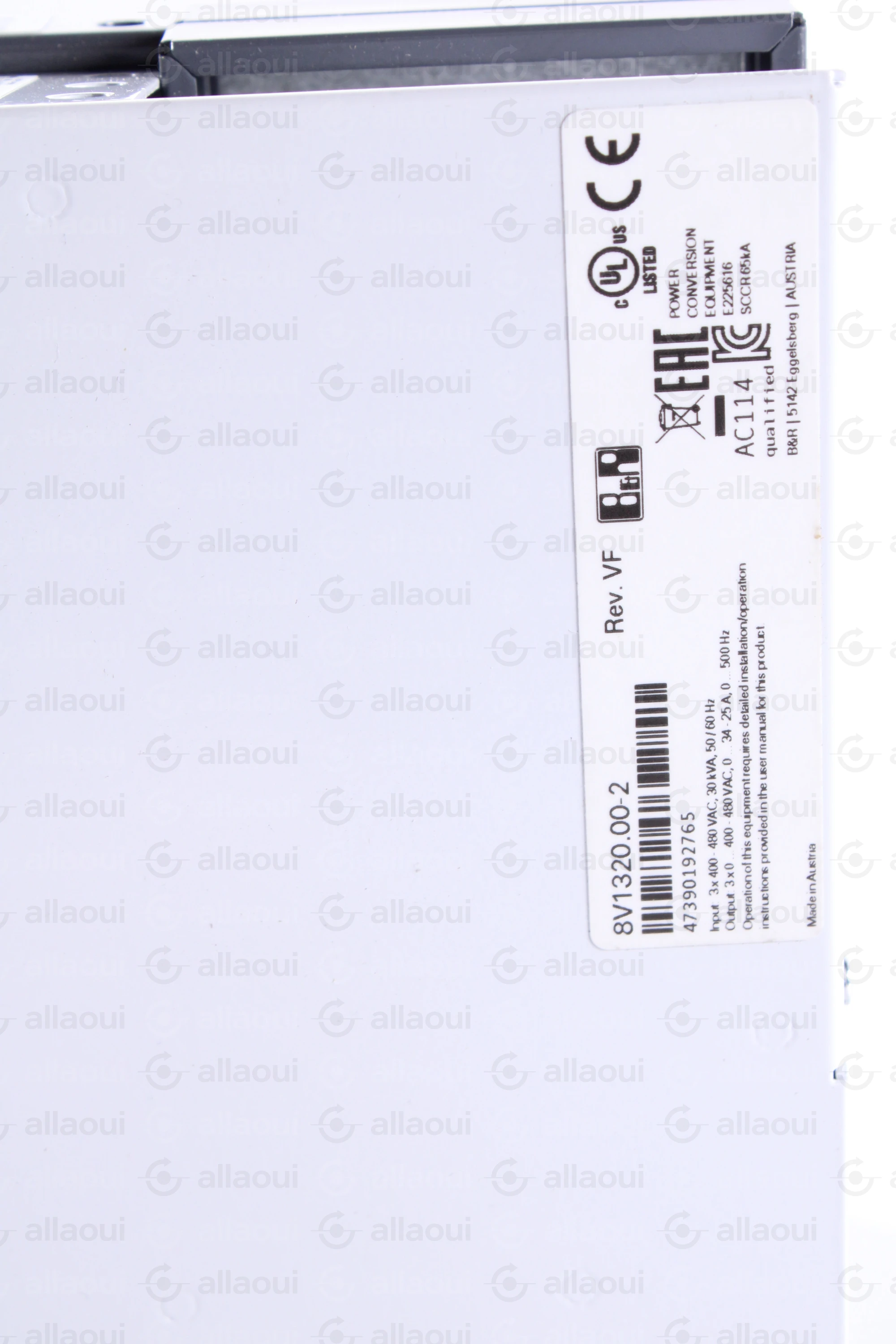 B&R Industrial Automation Servo Converter 8V1320.00-2