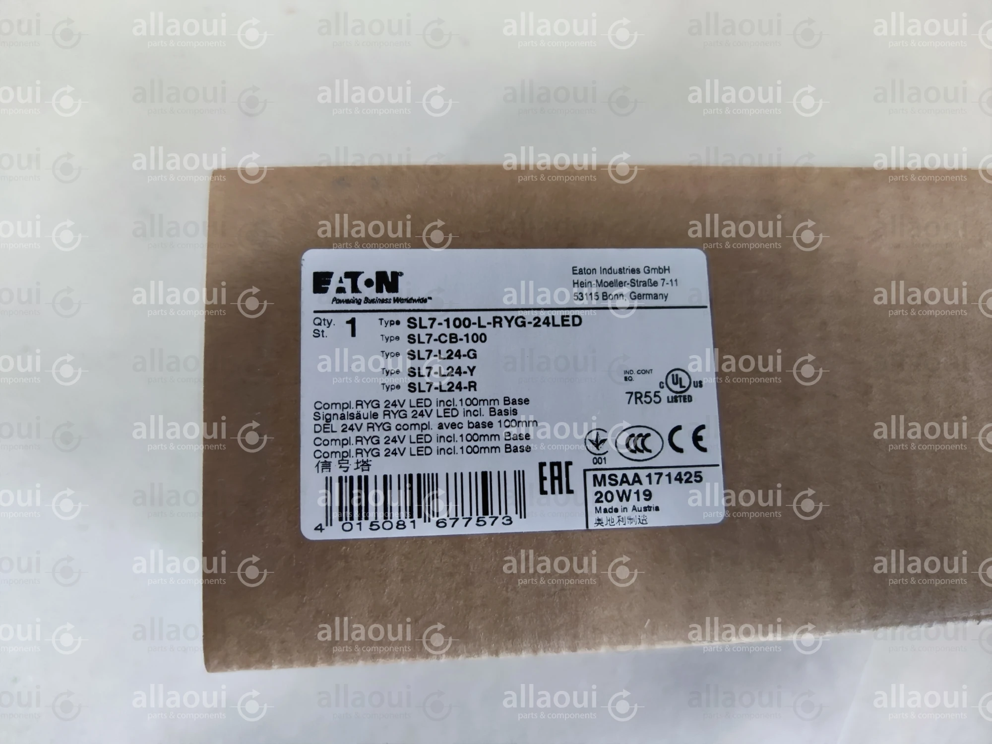 EATON Eaton SL7-100-L-RYG-24LED 