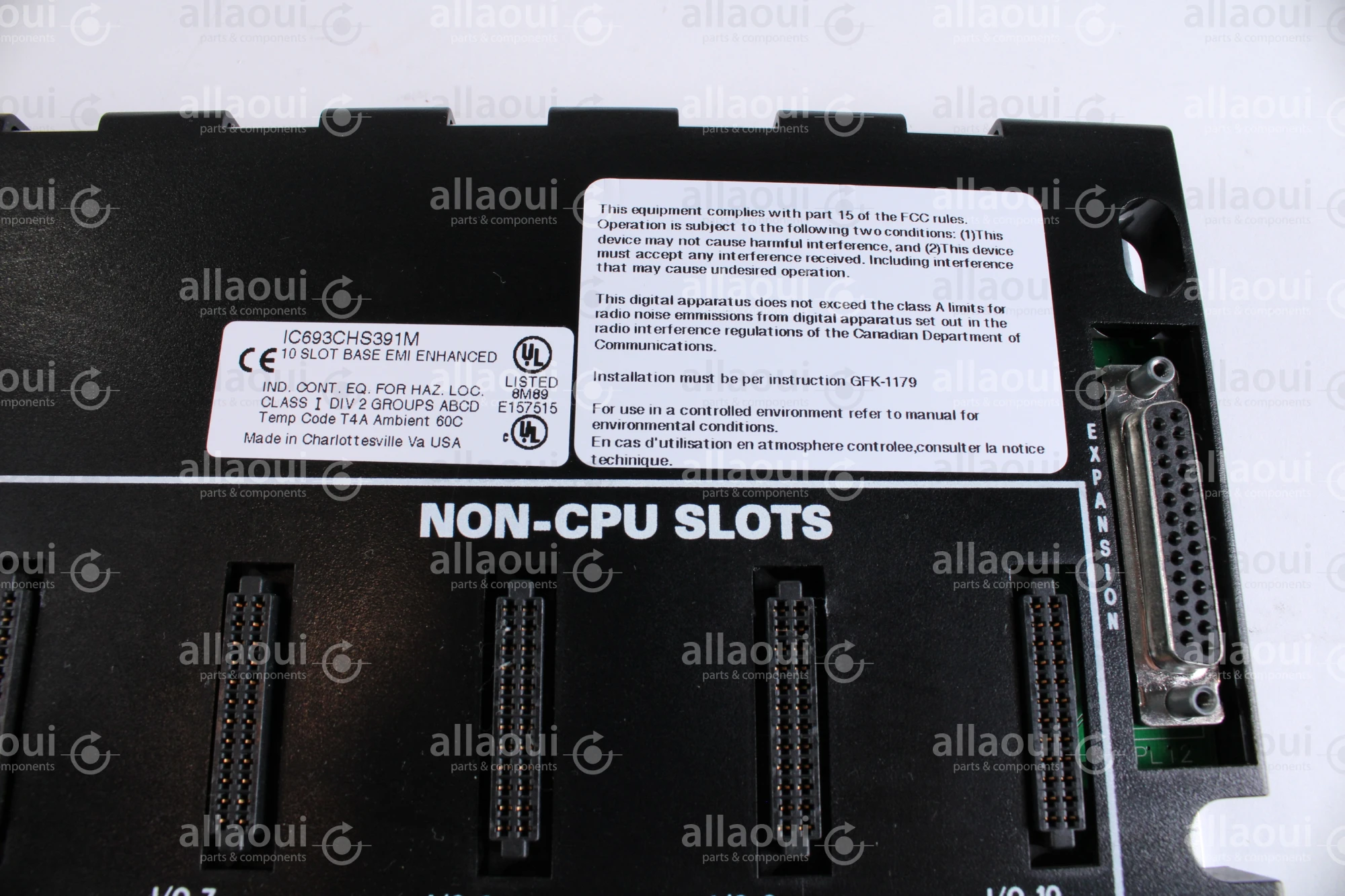 Fanuc 10 Slot Base Programmable Controller IC693CHS391M