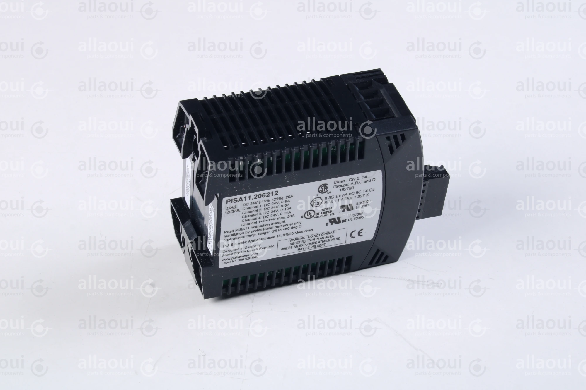 Puls 4-channel protection module (1 input + 4 outputs) with NEC Class 2 PISA 11.206212