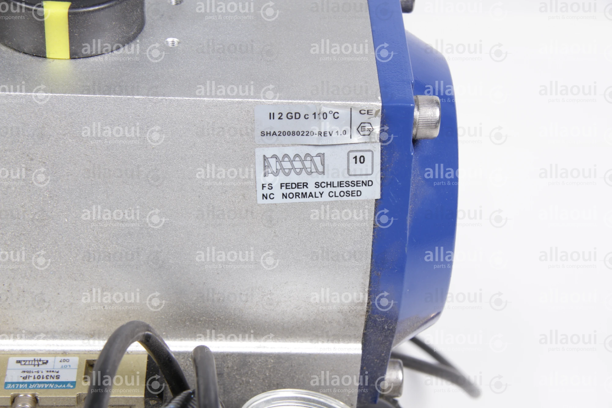 Landefeld Pneumat. Drehantrieb Gr. 50 PDE 050-F50