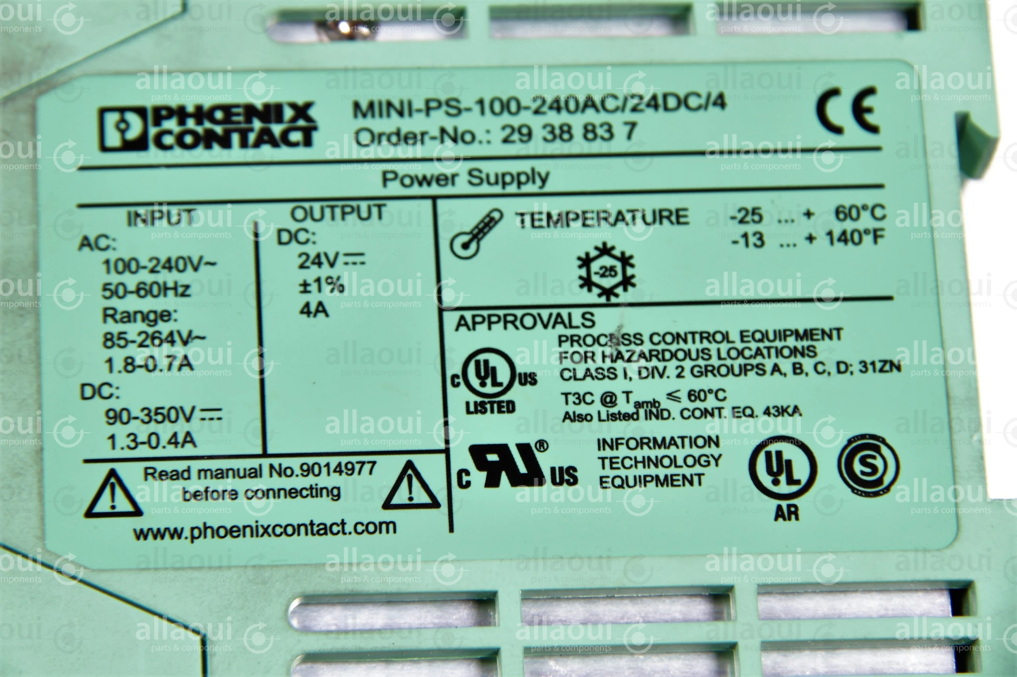 Phoenix Contact MINI-PS-100-240AC/24DC/4 MINI-PS-100-240AC/24DC/4