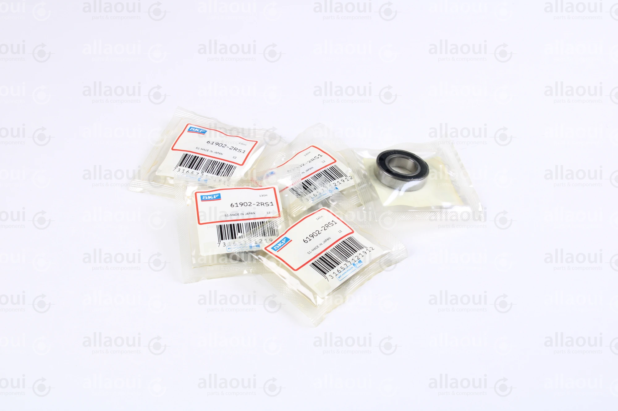 SKF Grooved Ball Bearing (13 Pieces) 61902-2RS1