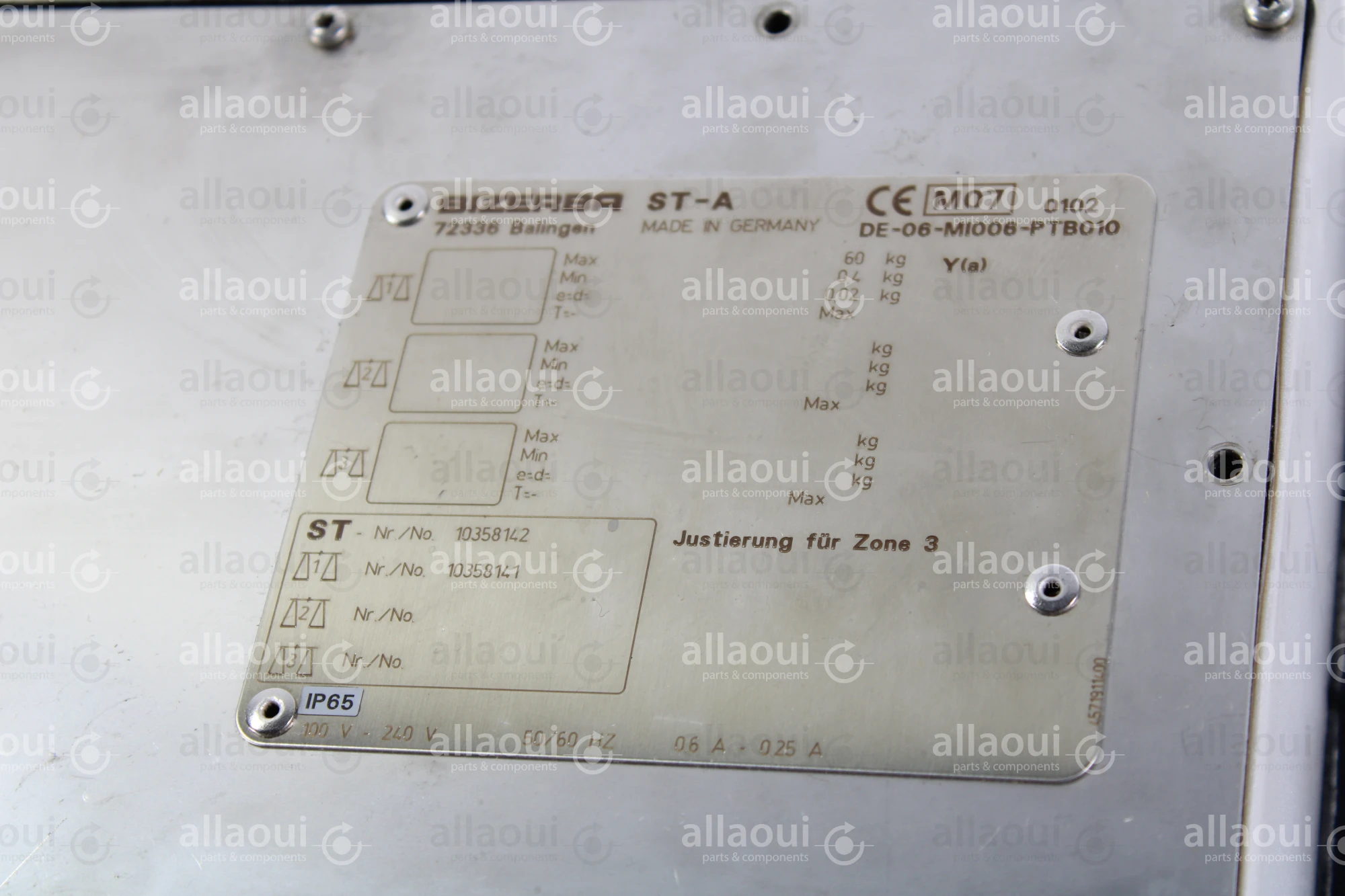 Bizerba Scale Control Panel 6.457.98.5.00.12