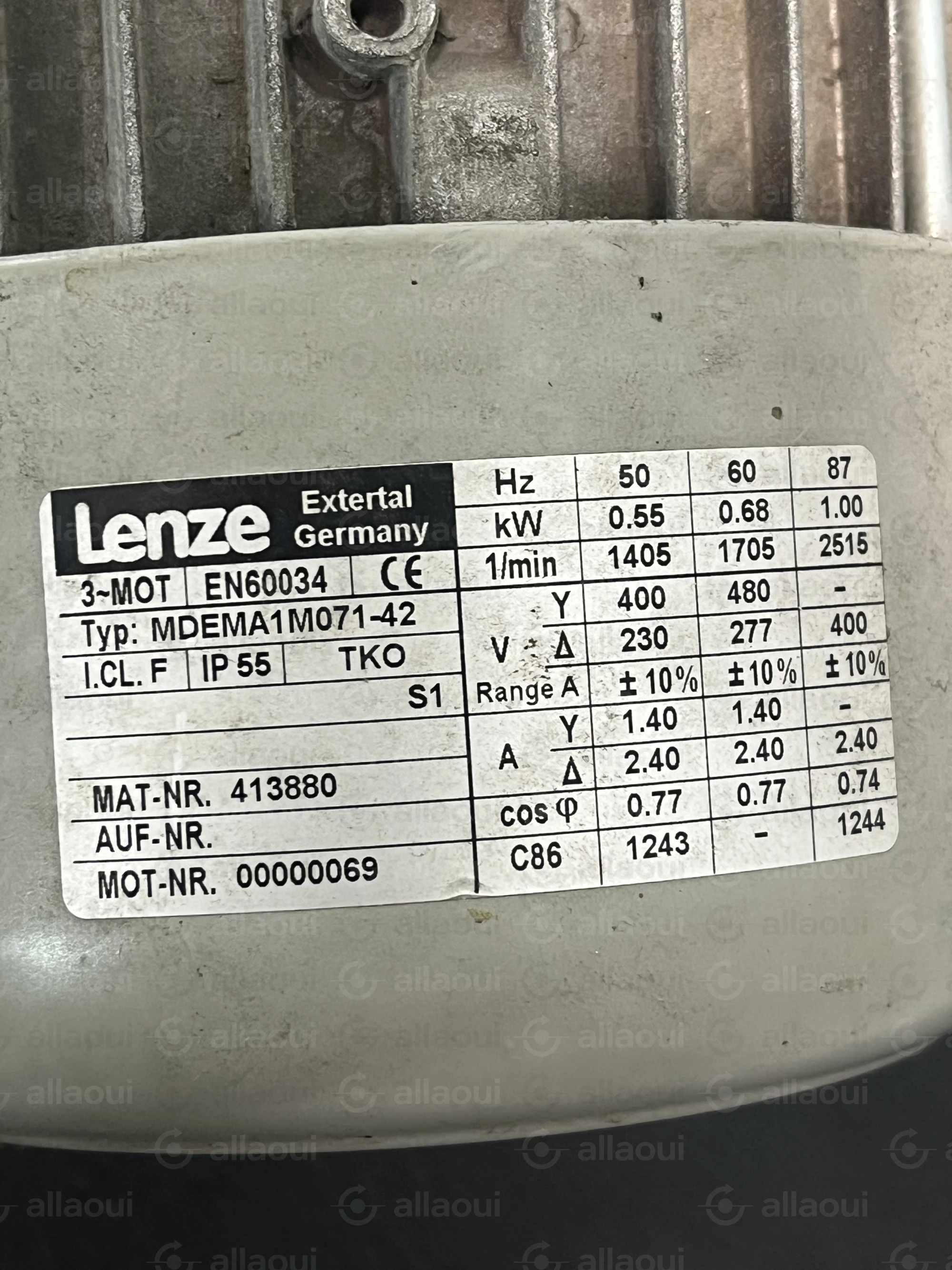 Lenze Motor MDEMA1M071-42