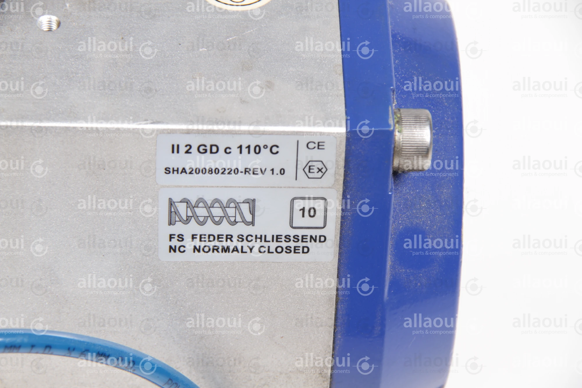 Landefeld Pneum. Kompaktflanschkugelh. KHFLK 100/16 P FS