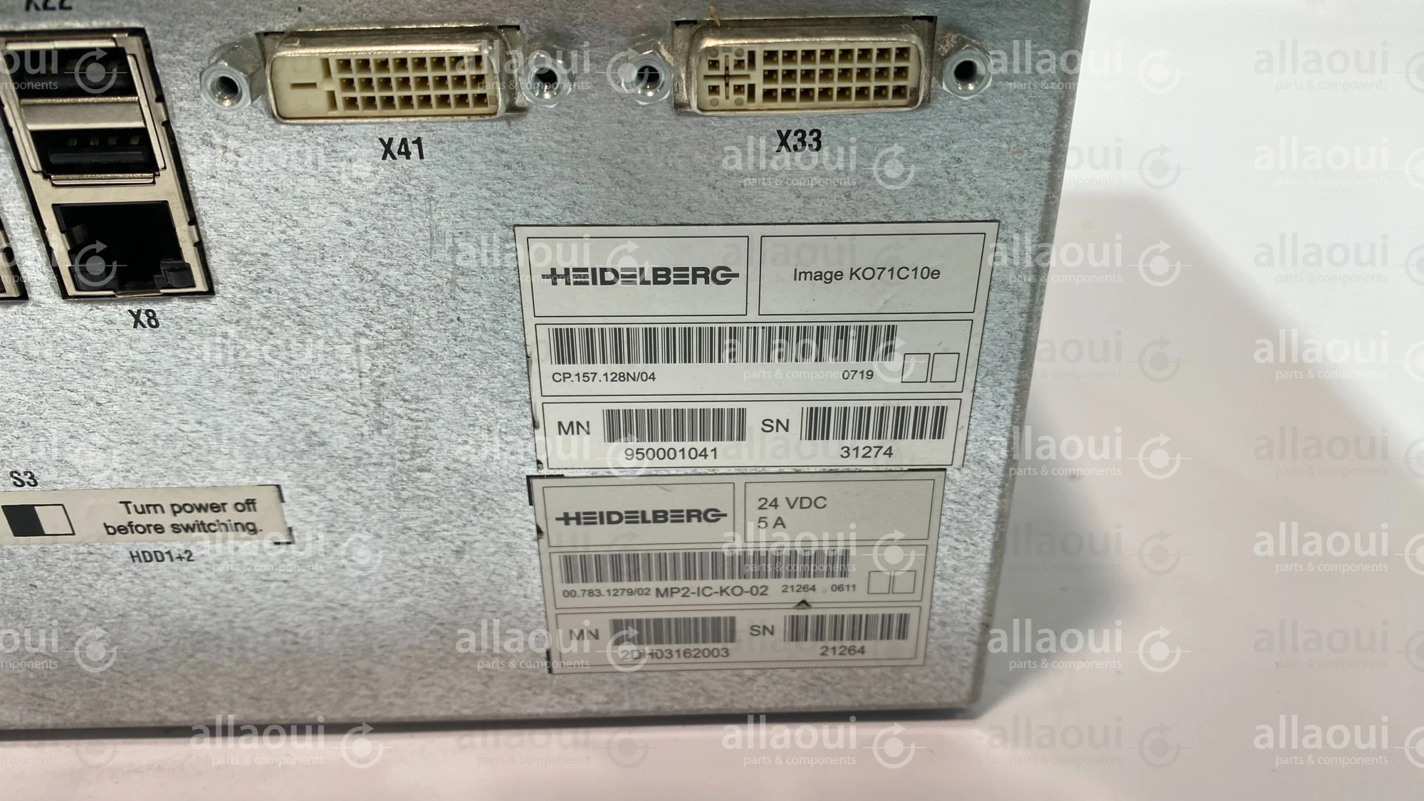 Heidelberg InPress Sheetfed Control CP.158.230N/02