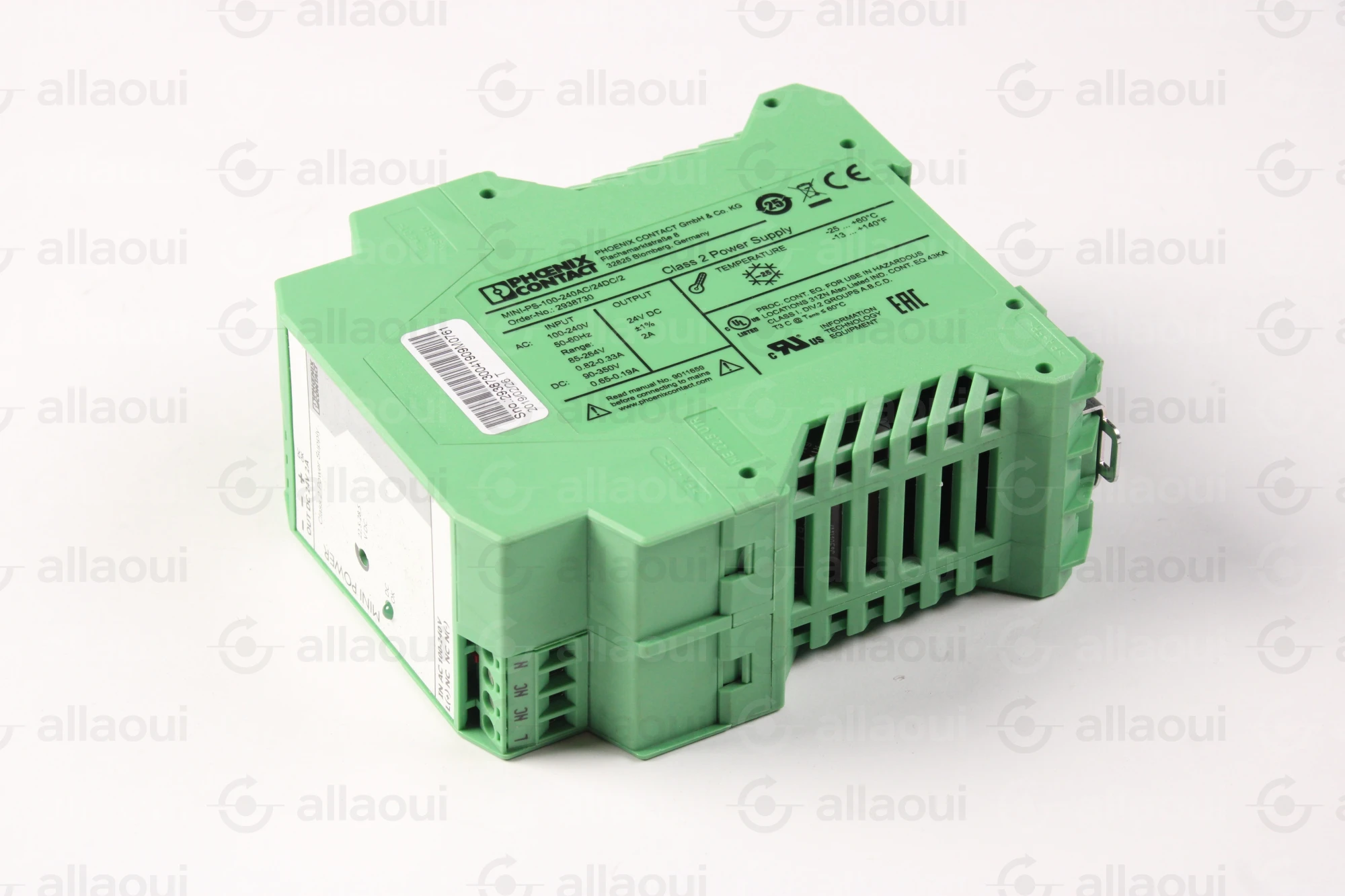 Phoenix Contact Power Supply MINI-PS-100-240AC/24DC/2