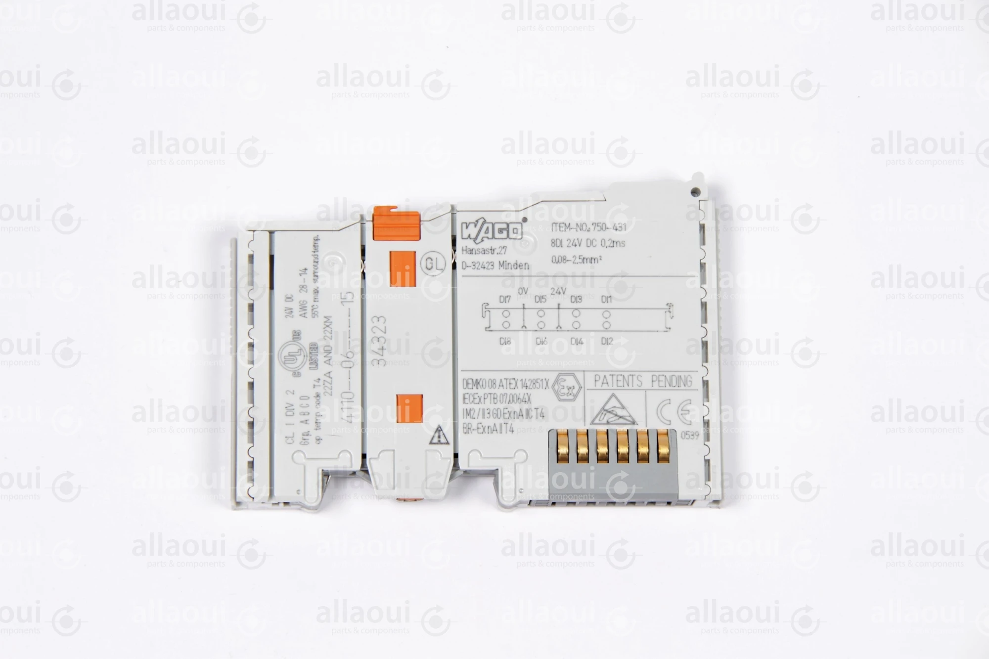 Wago 8-channel digital input 750-431