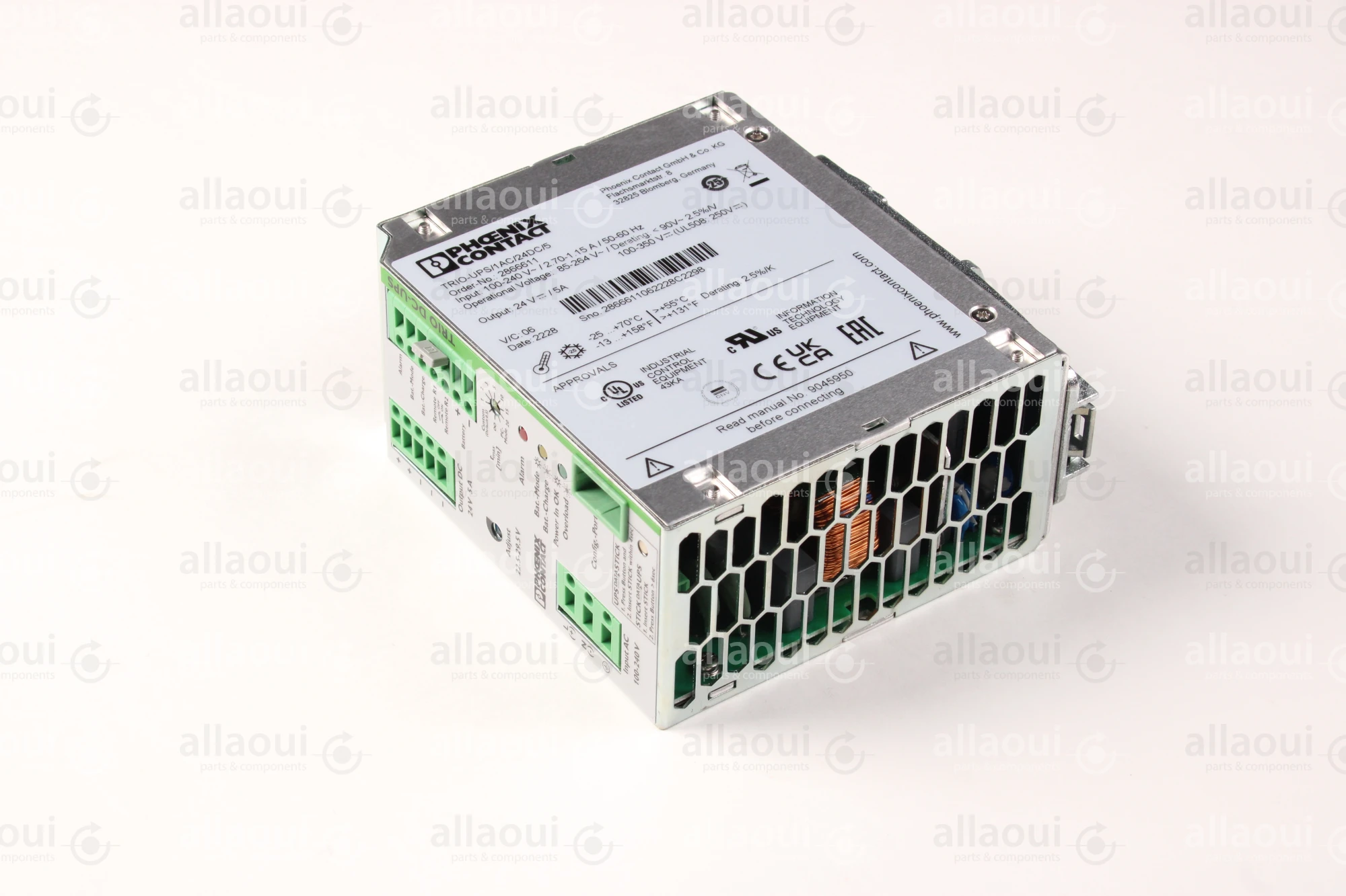 Phoenix Contact Power Supply TRIO-UPS/1AC/24DC/ 5