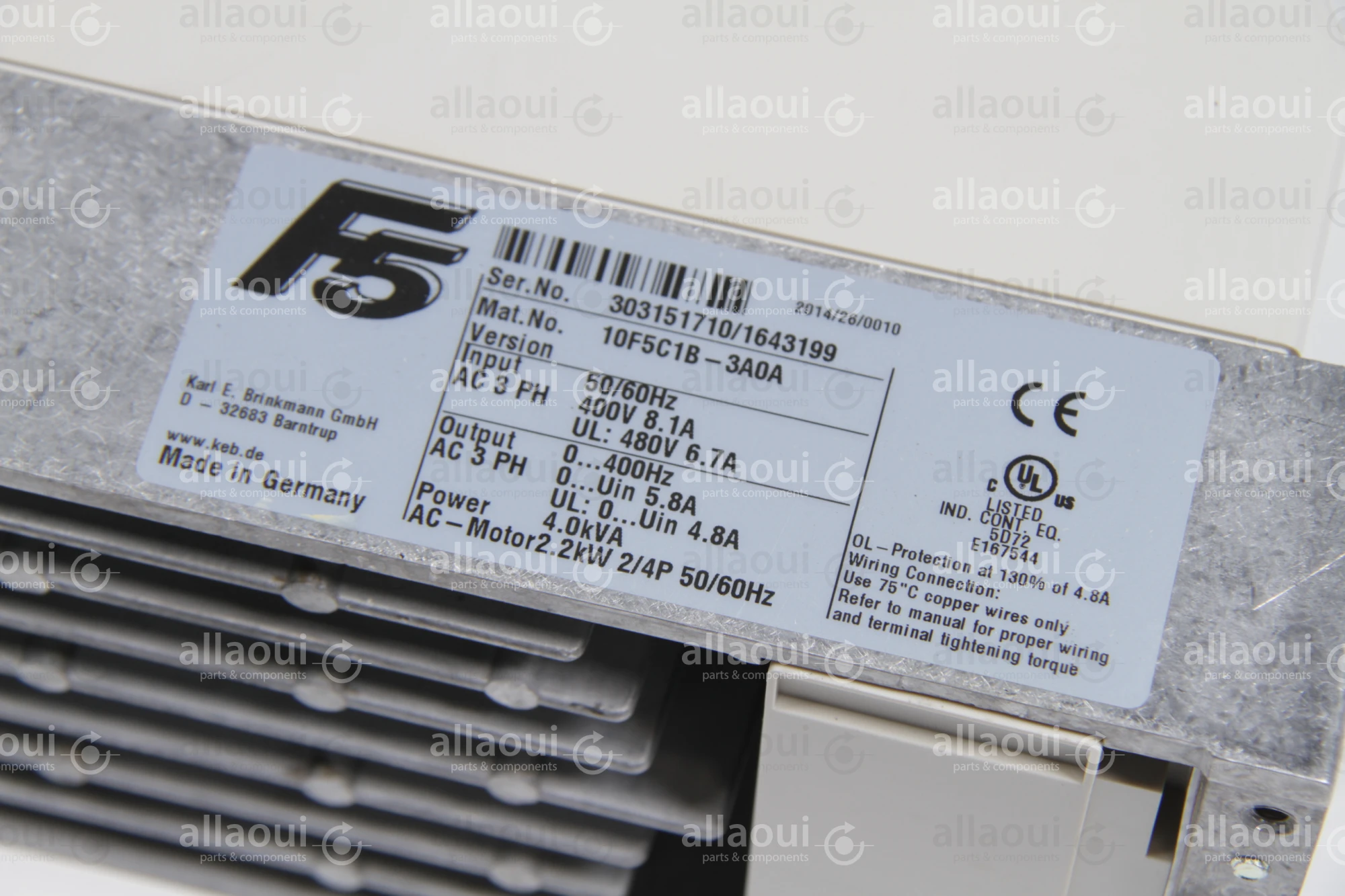 KEB Frequency Converter 10F5C1B-3A0A 10F5C1B-3A0A