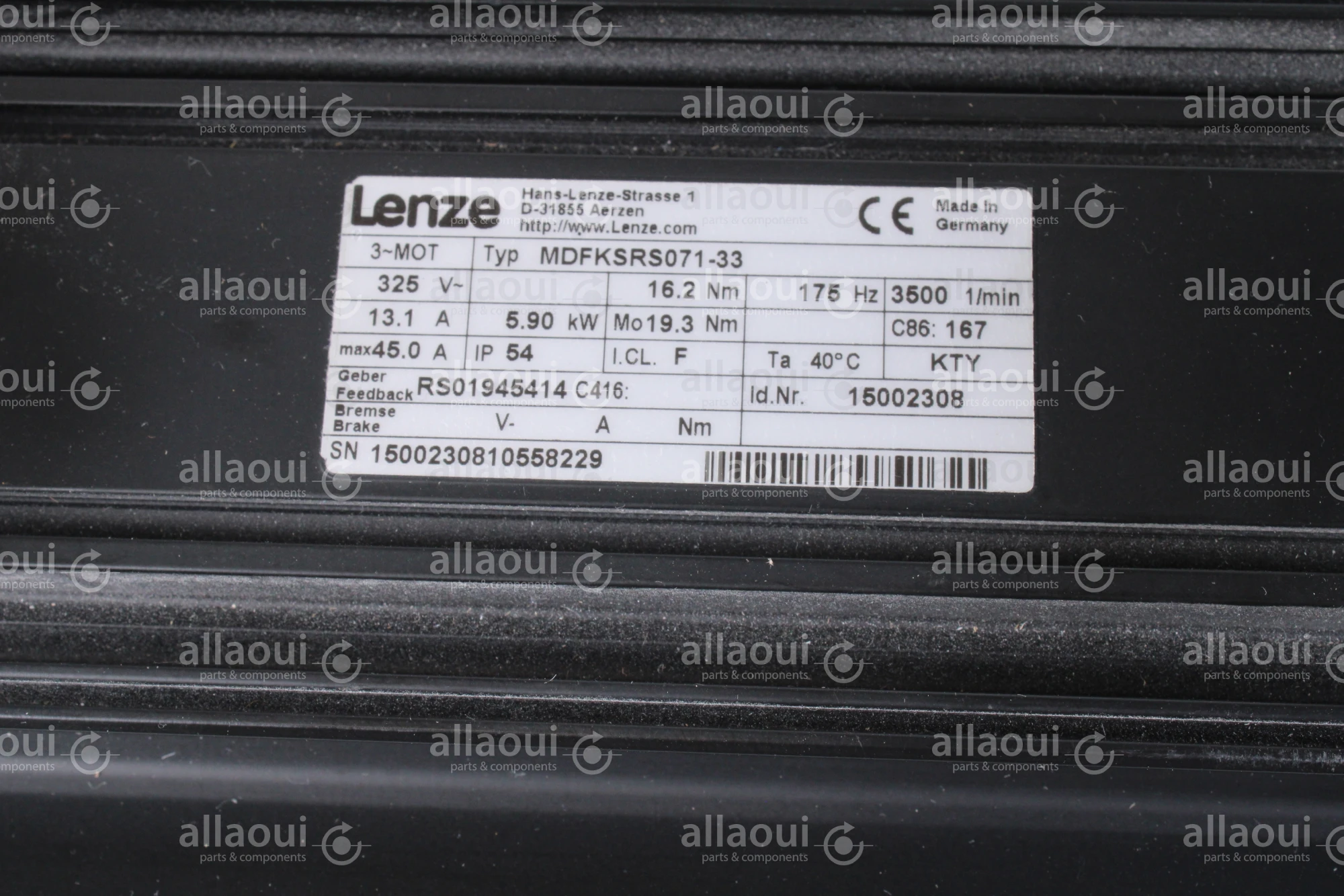 Lenze Servomotor M3 MDFKSRS071-33