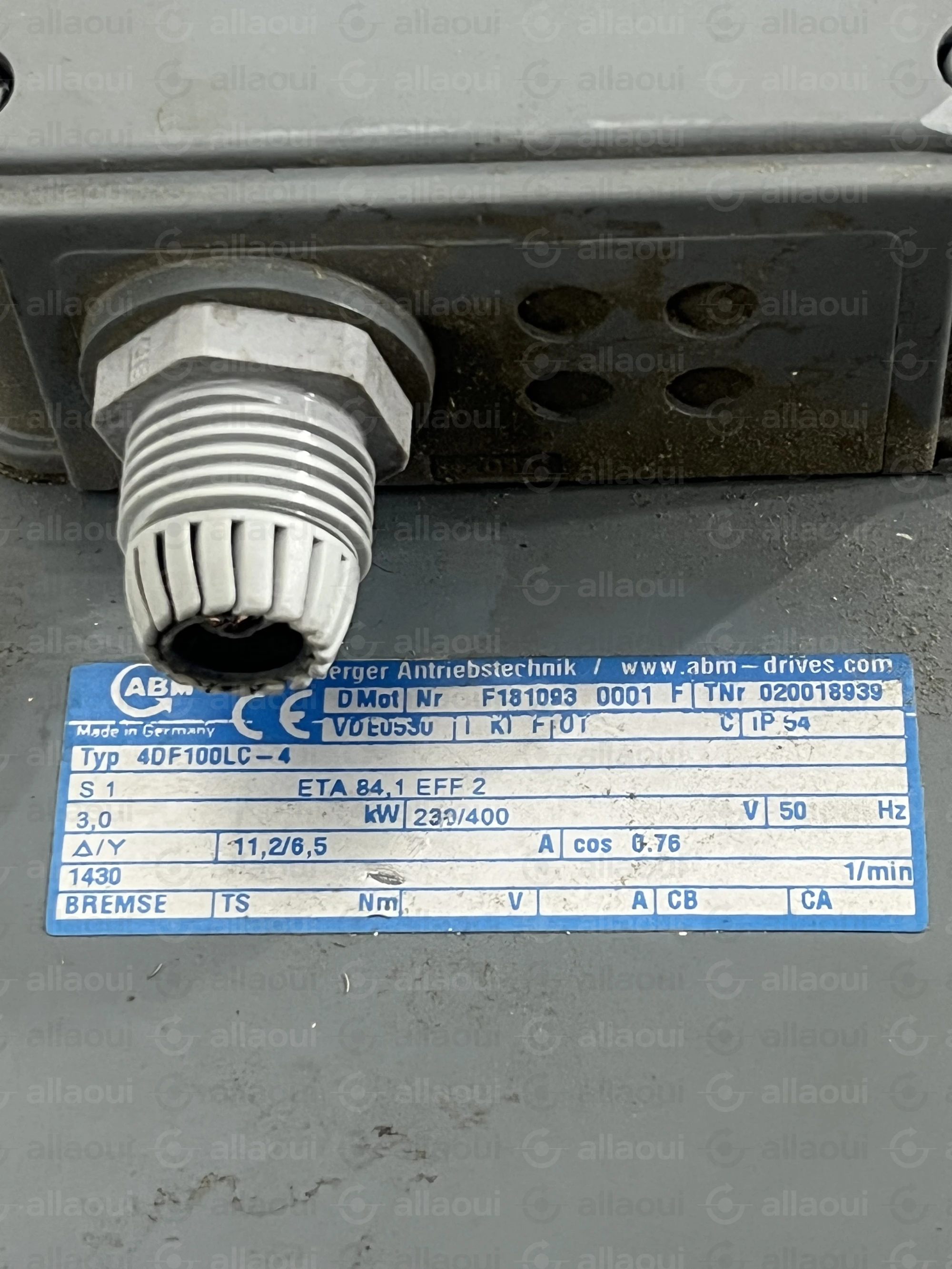 ABM Greiffenberger Motor 4DF100LC-4