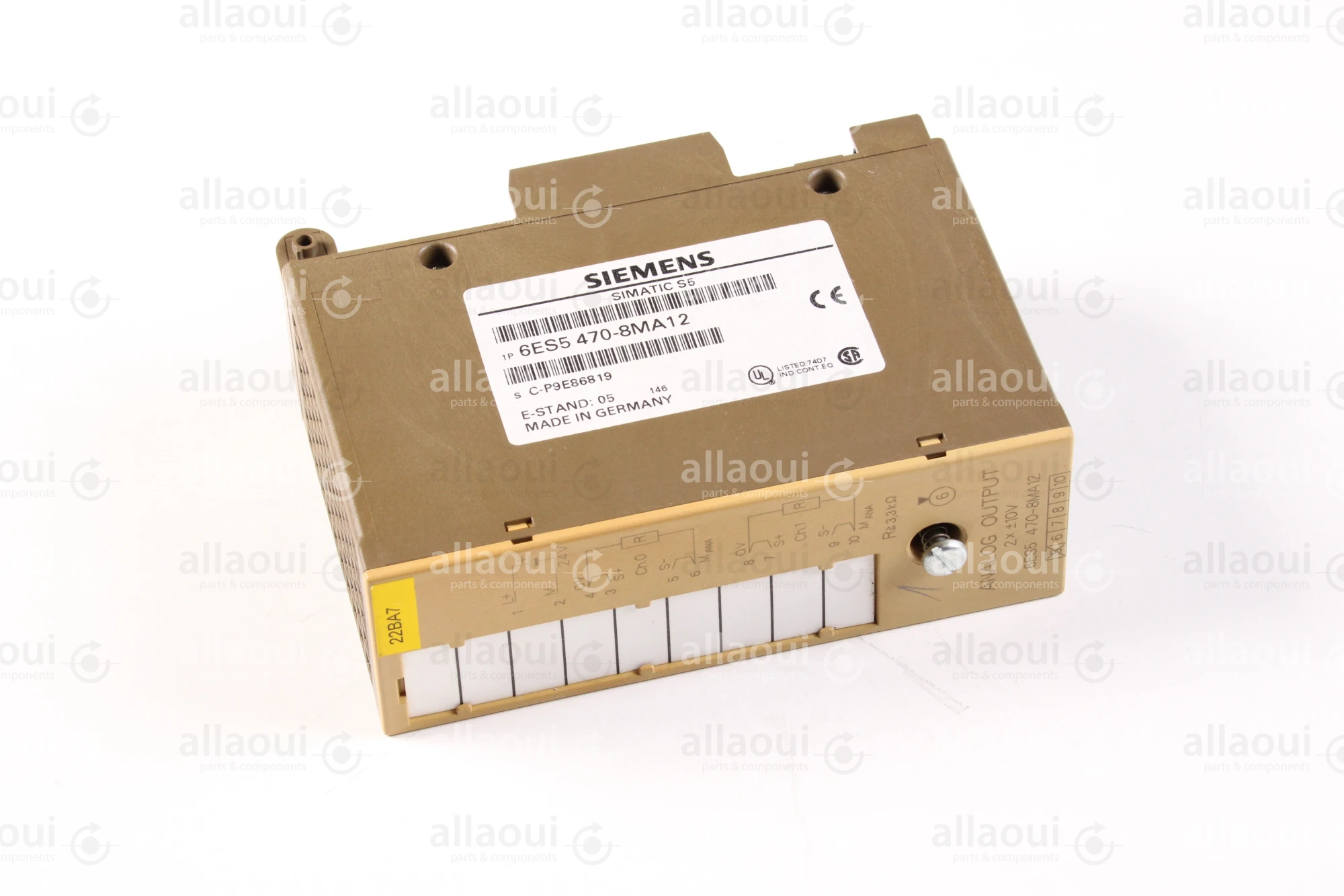 Siemens Analog Output;  Analogausgabe 6ES5 470-8MA12