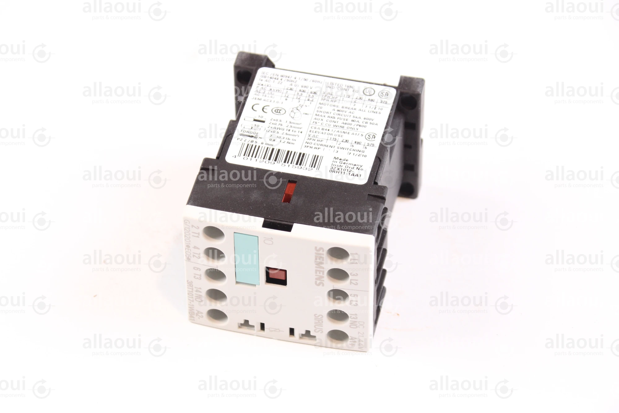 Siemens Power Contactor 3RT1017-1WB41